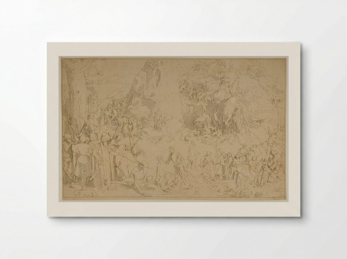 Martyrdom of Christians - Anne Claude de Thubières, comte de Caylus - Poster