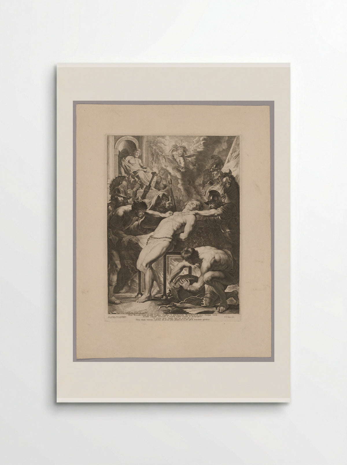 Martyrdom of Saint Lawrence - Lucas Vorsterman I - Poster