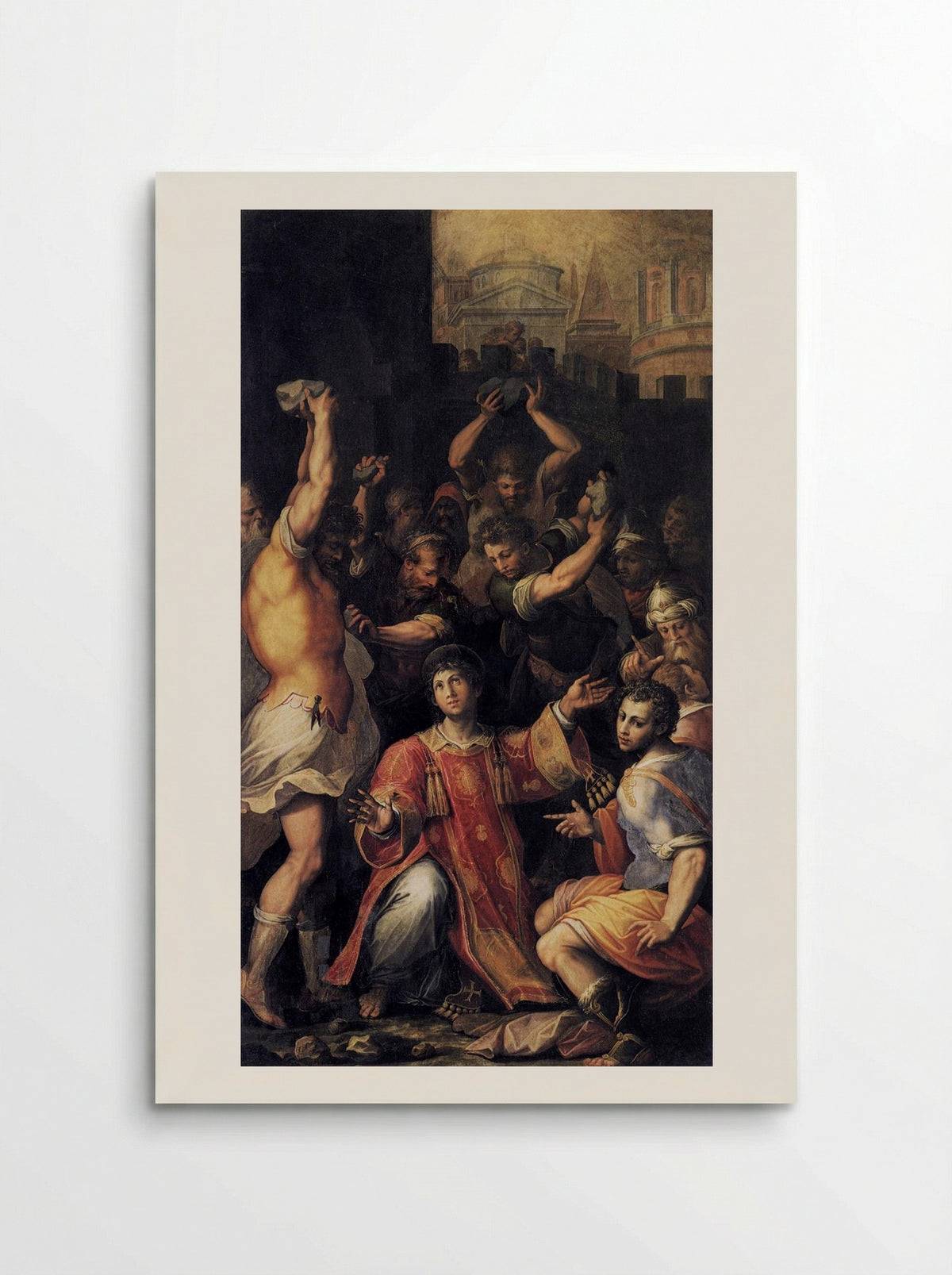 Martyrdom of St. Stephen - Giorgio Vasari - Poster