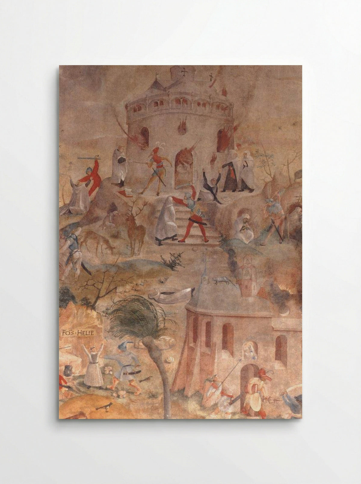 Martyrdom of the Carmelites - Jerg Ratgeb - Poster