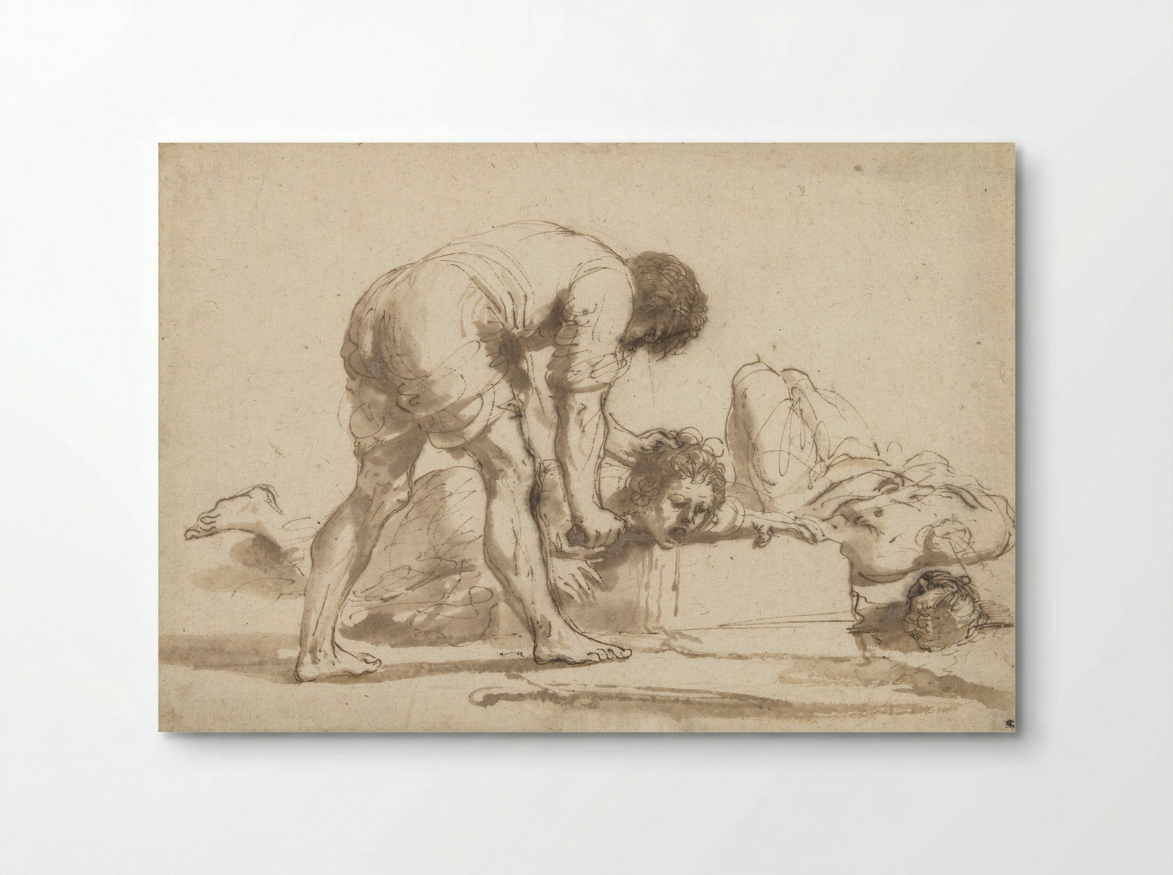 Martyrdom of the Roman Officers John and Paul - Guercino - Poster