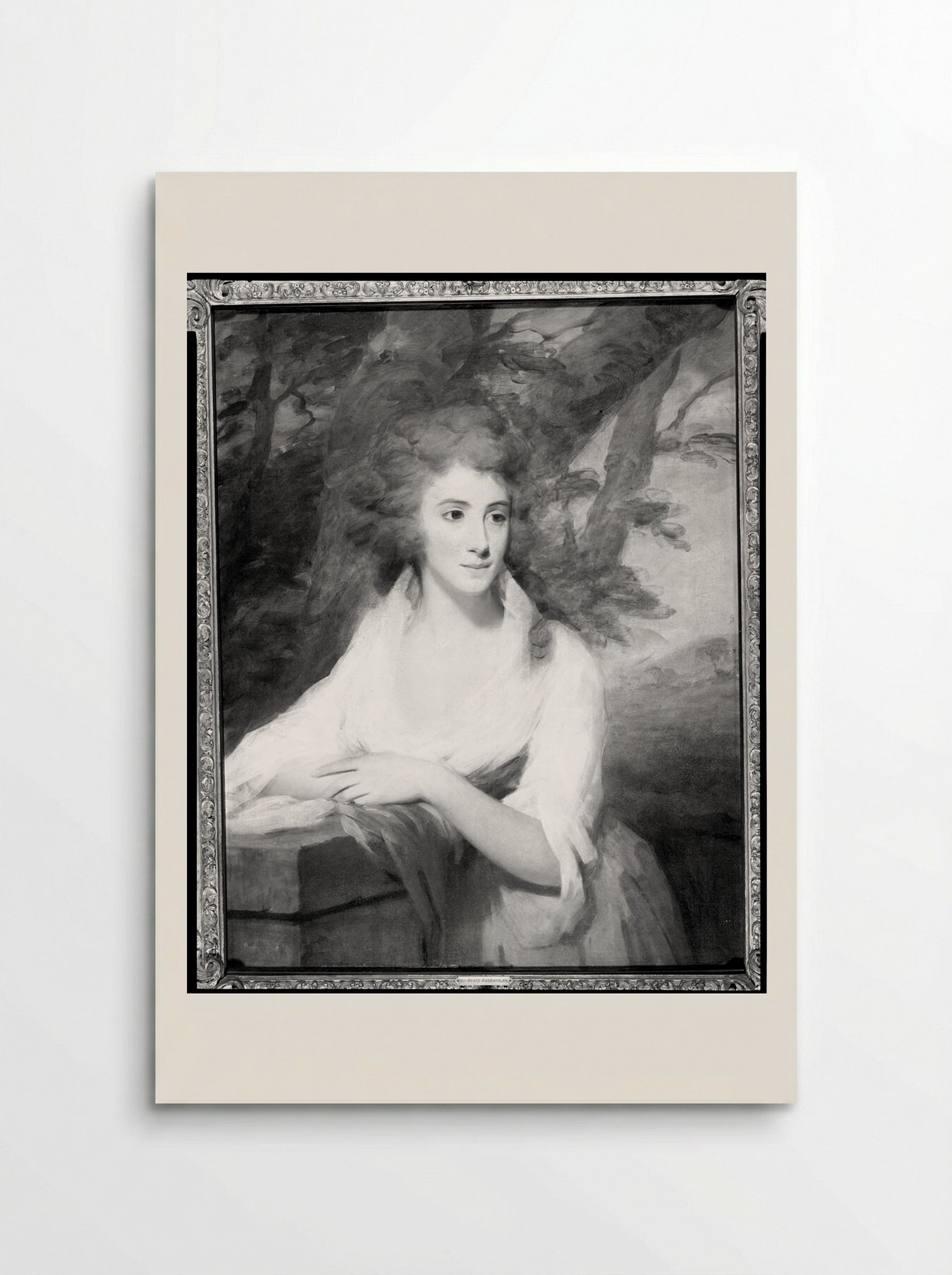 Mary Ann Leslie Rutherford (Mrs. John Rutherford of Edgeston) - Henry Raeburn - Poster