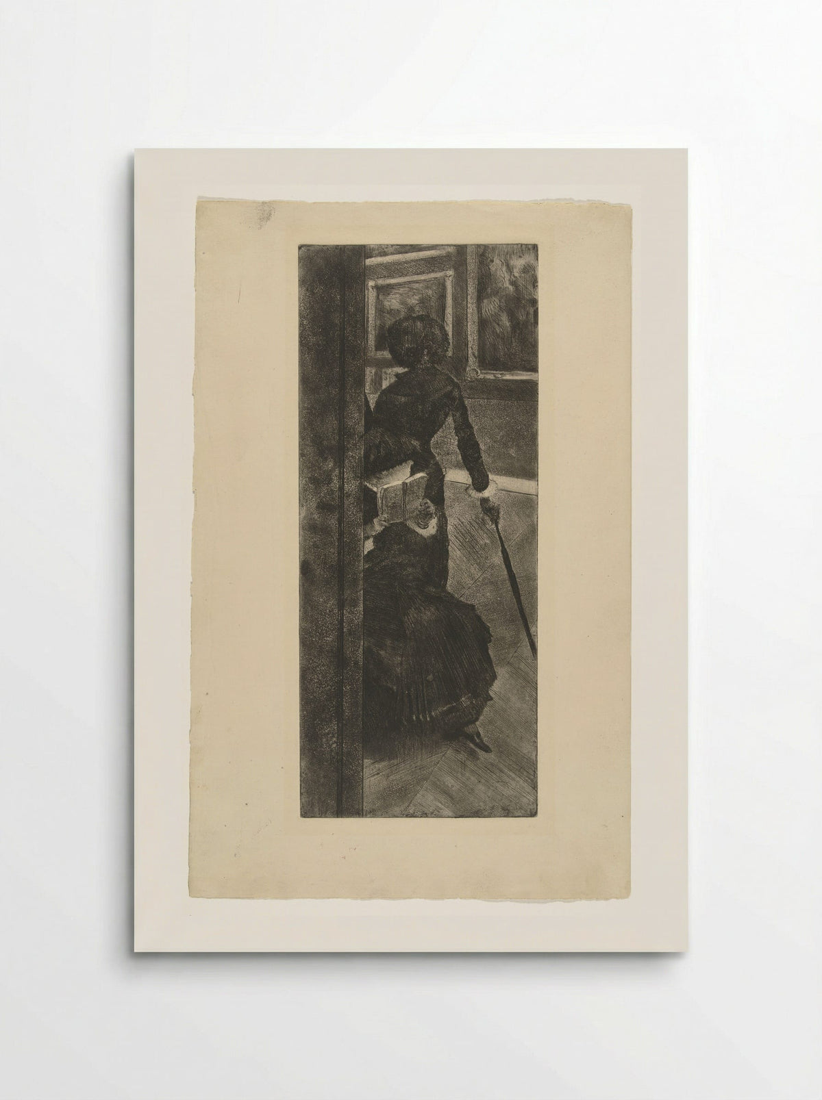 Mary Cassatt at the Louvre: The Paintings Gallery - Edgar Degas - Poster