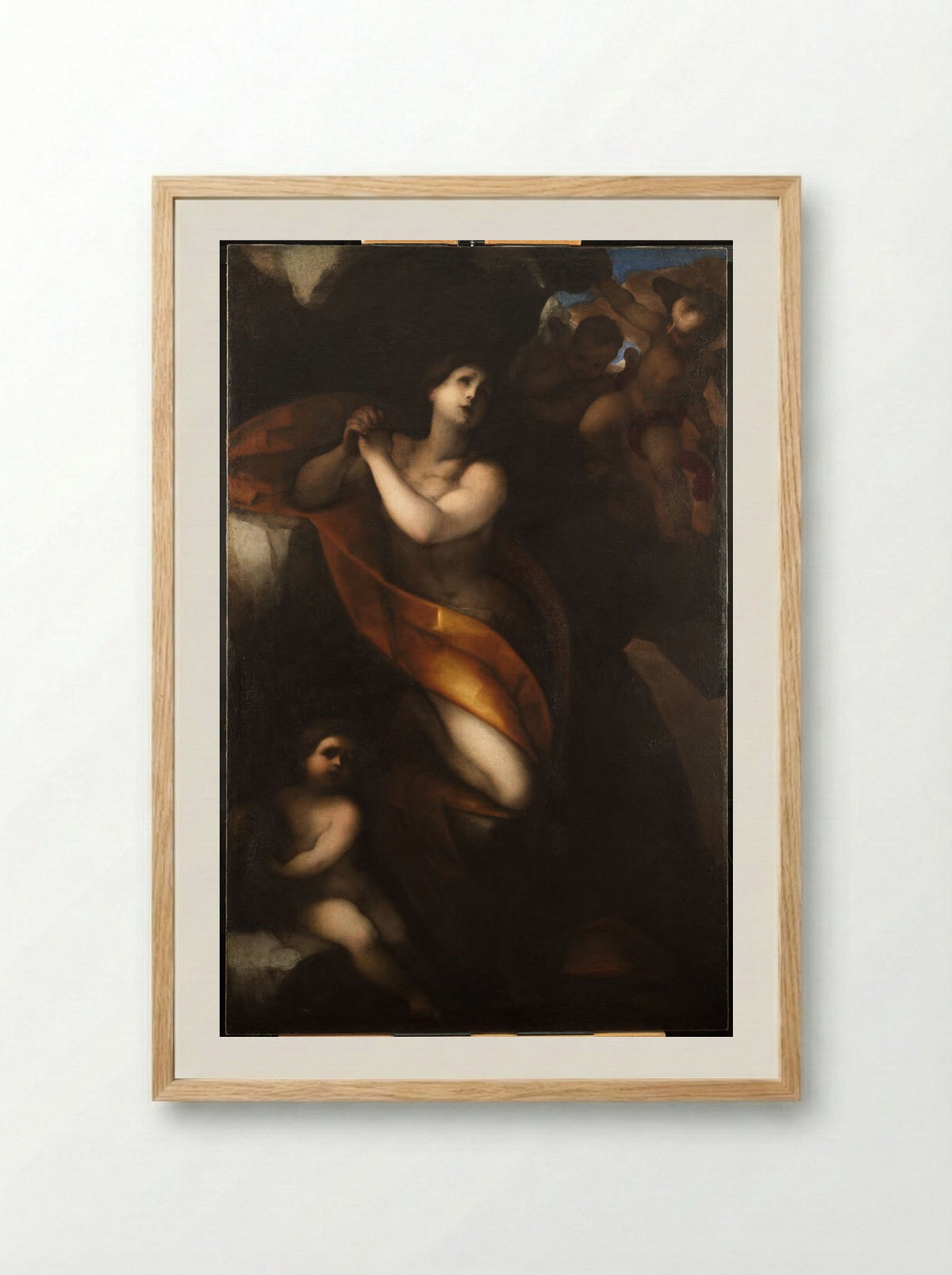 Mary Magdalene - Cecco Bravo - Framed Print Wood