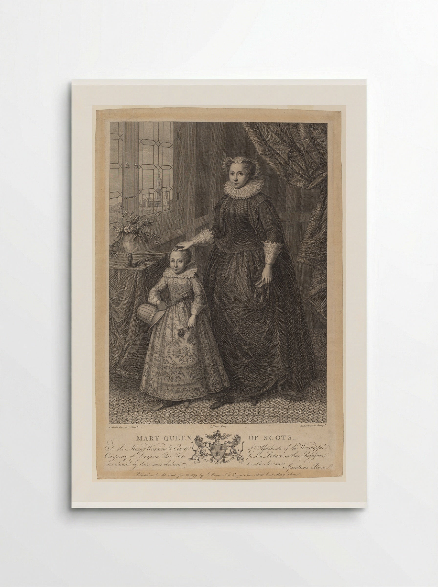 Mary Queen of Scots - Francesco Bartolozzi - Poster