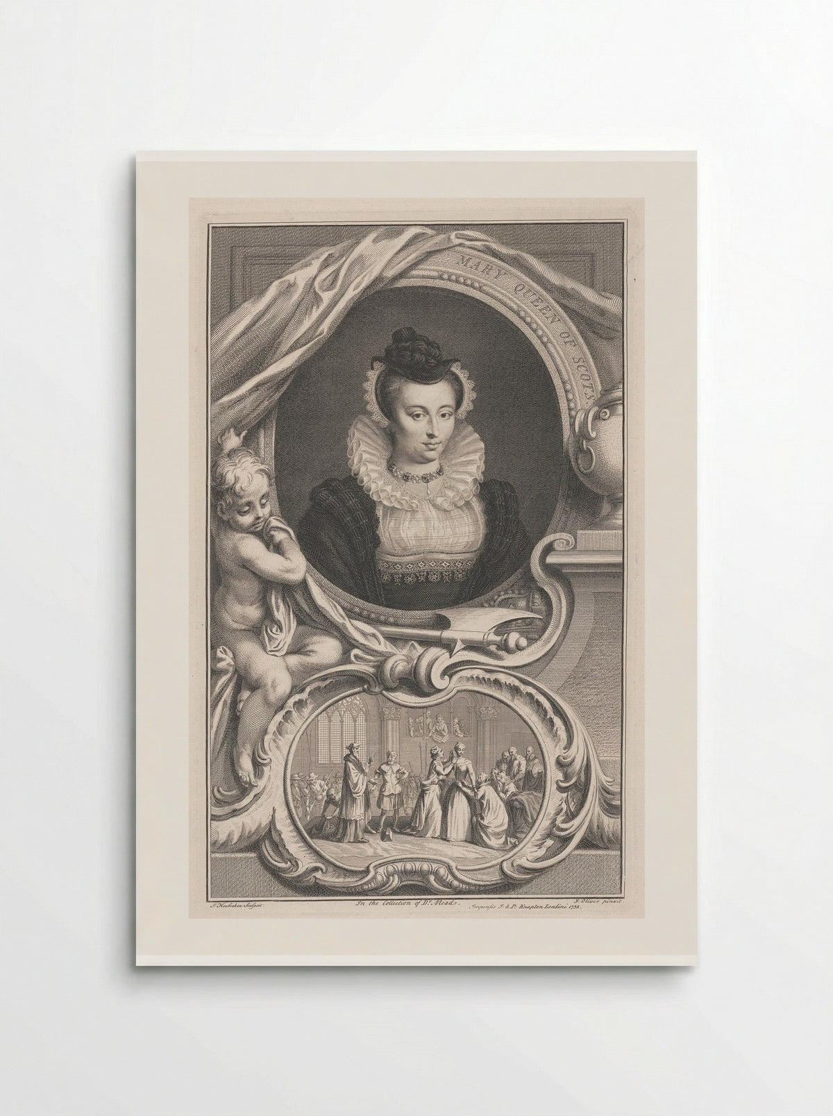 Mary Queen of Scots - Jacobus Houbraken - Poster