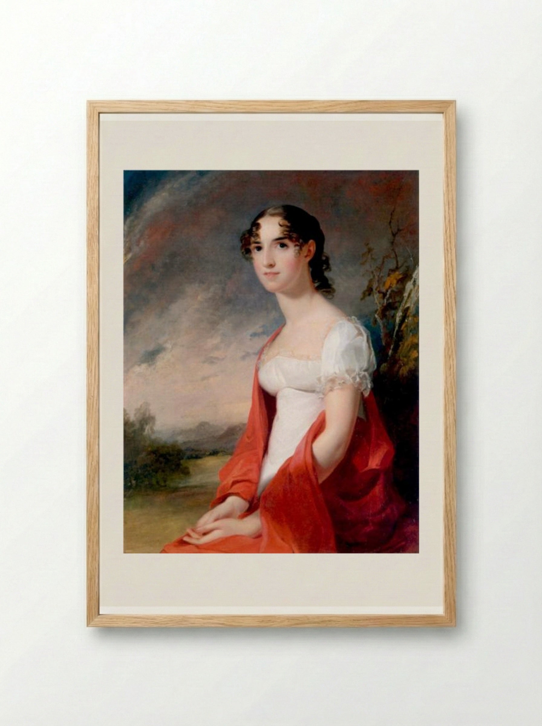 Mary Sicard David - Thomas Sully - Framed Print Wood
