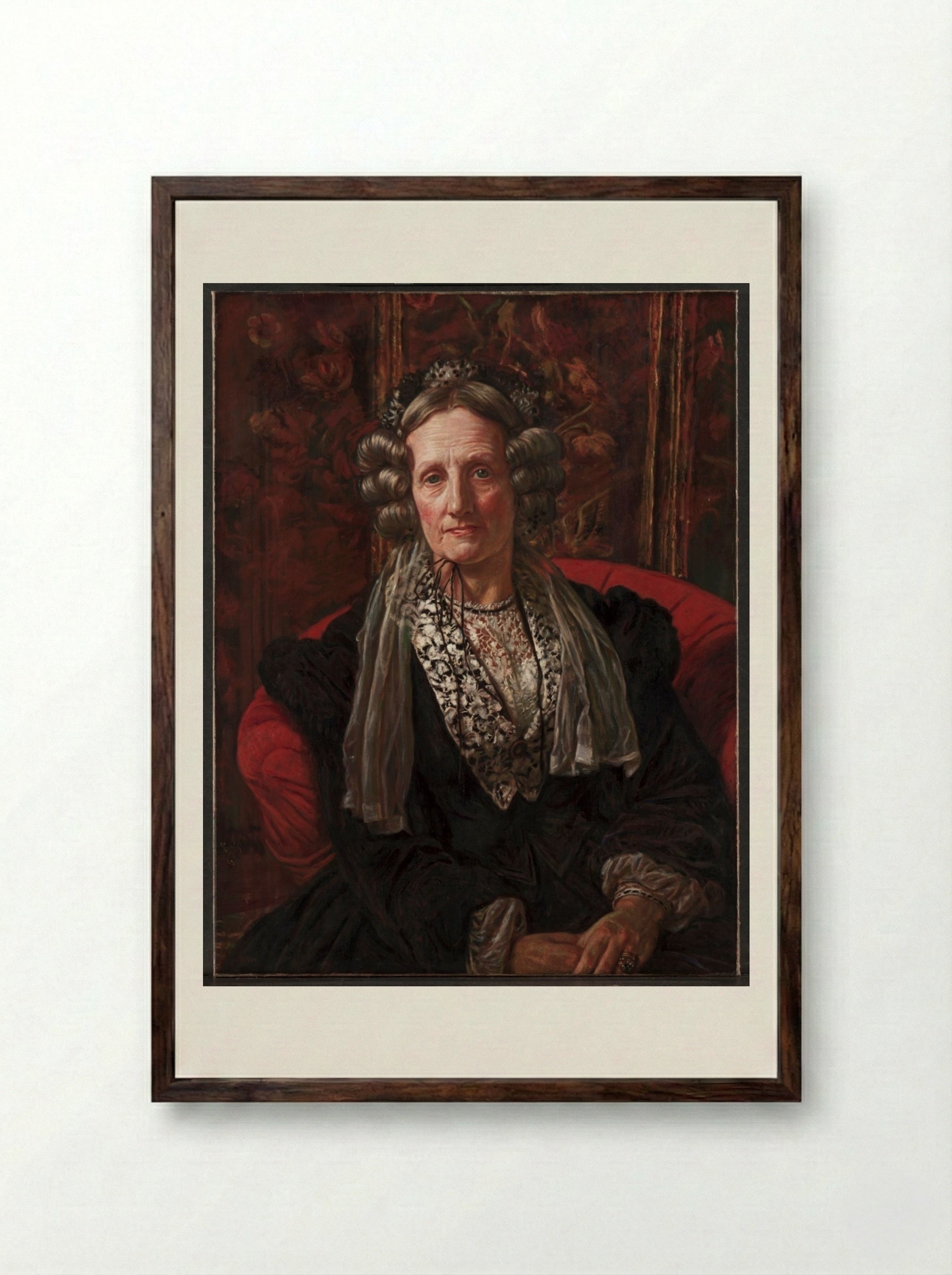 Mary Walker Waugh - William Holman Hunt - Framed Print Dark Wood