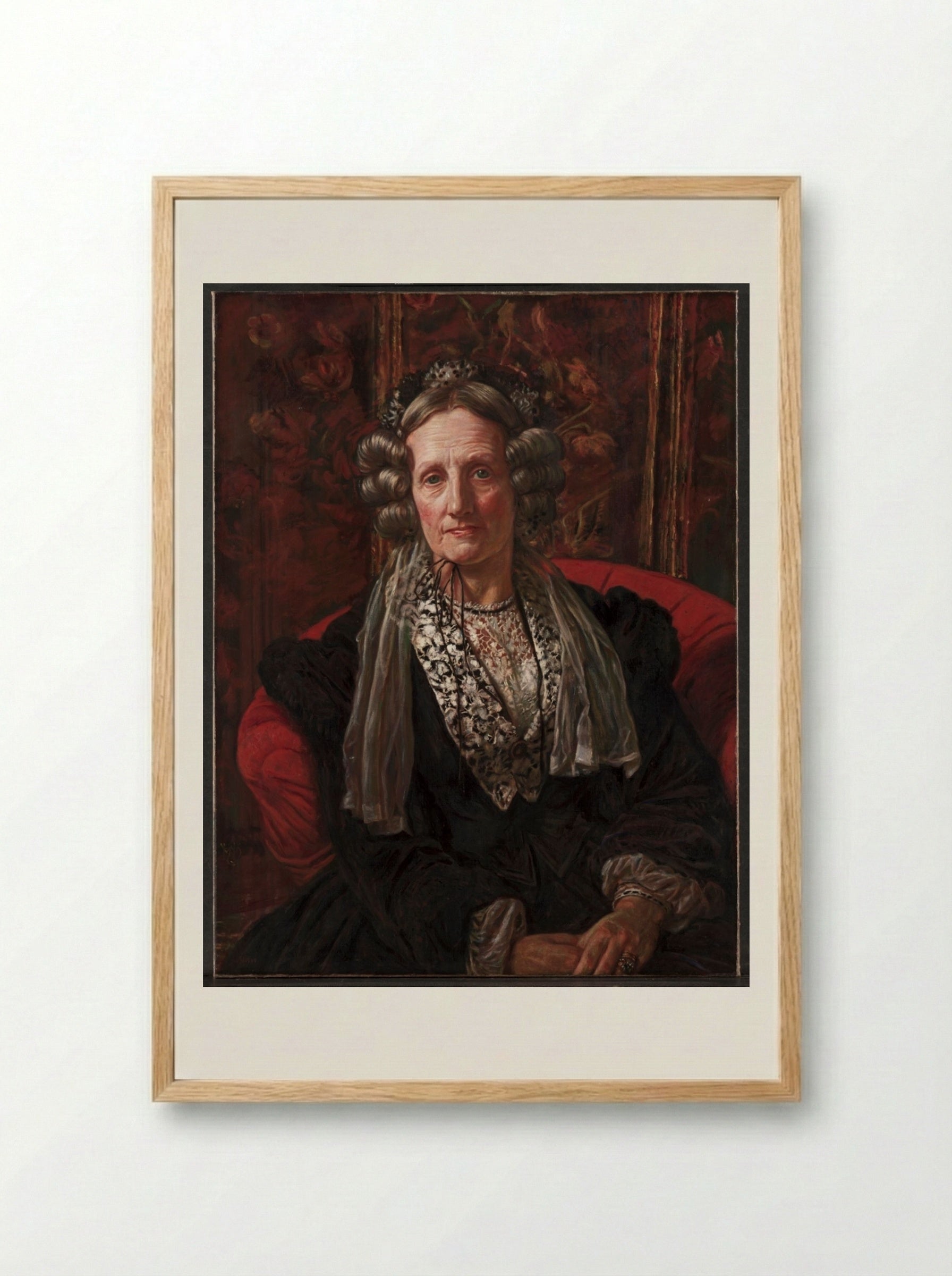 Mary Walker Waugh - William Holman Hunt - Framed Print Wood
