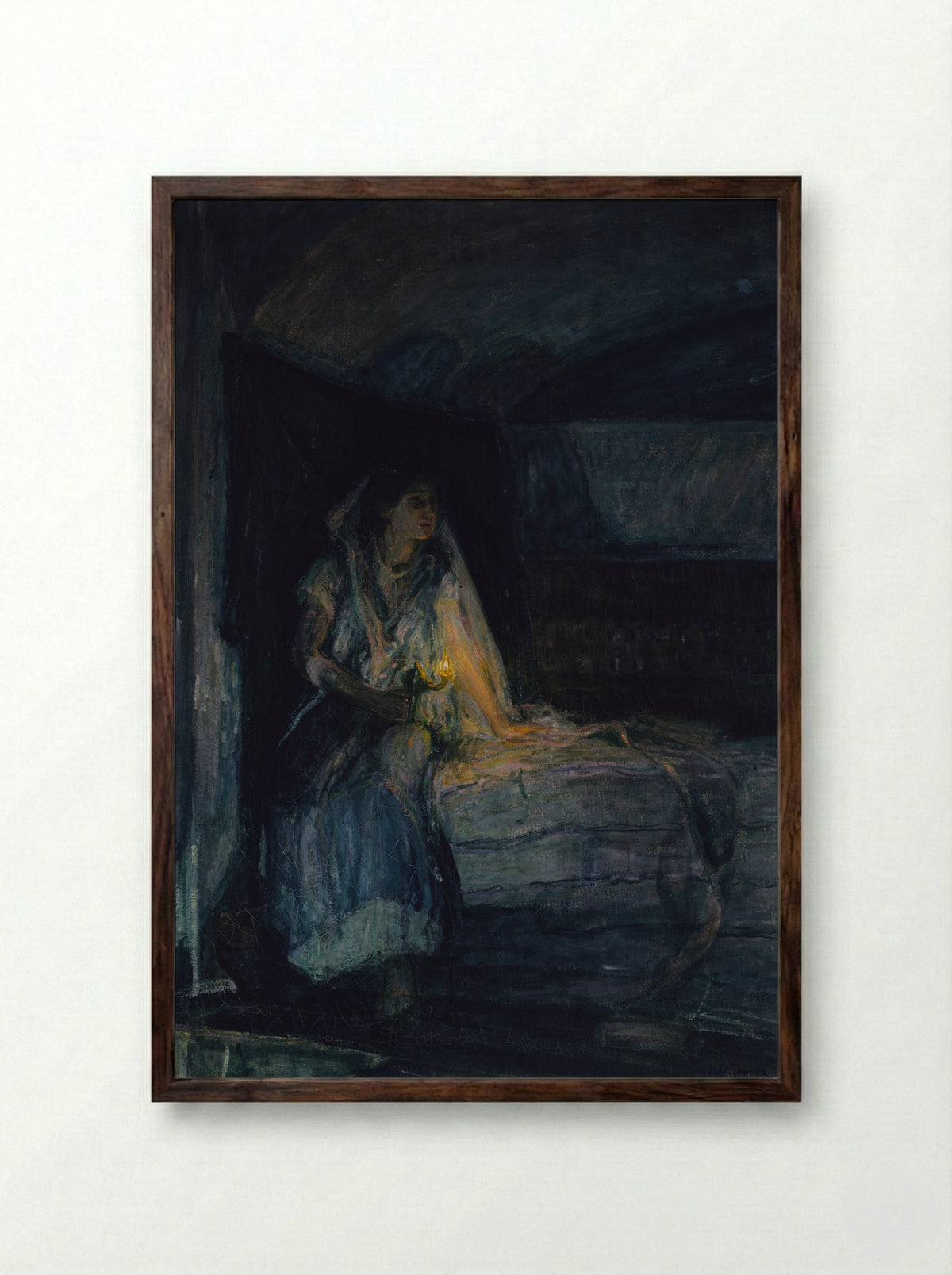Mary - Henry Ossawa Tanner - Framed Print Dark Wood