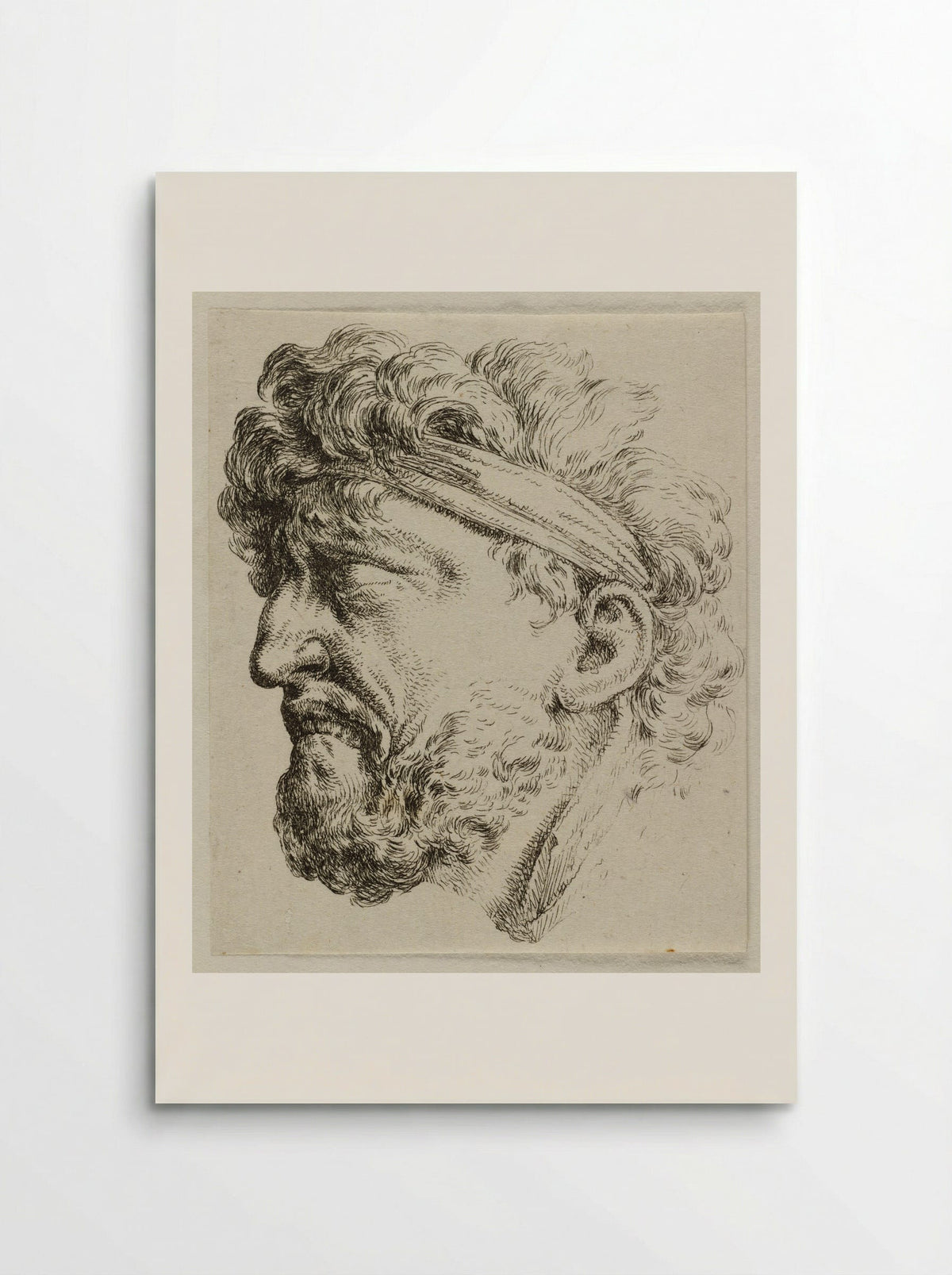 Mask from the Courtyard of the Zeughaus, Berlin - Christian Bernhard Rode - Poster