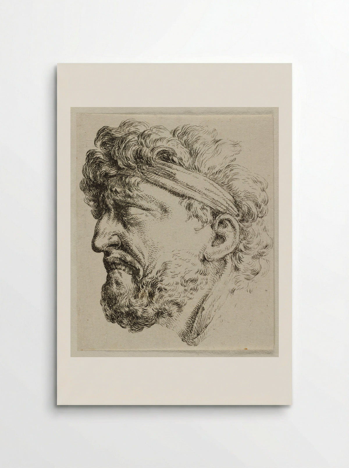 Mask from the Courtyard of the Zeughaus, Berlin - Christian Bernhard Rode - Poster
