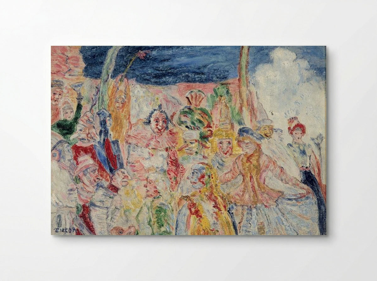 Masks - James Ensor - Poster
