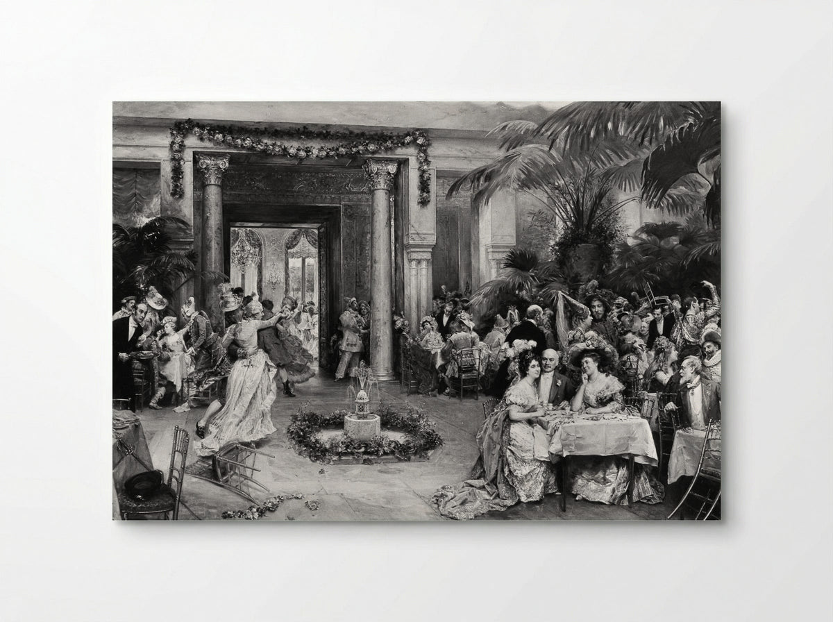 Masquerade Ball at the Ritz Hotel, Paris - Raimundo de Madrazo y Garreta - Poster