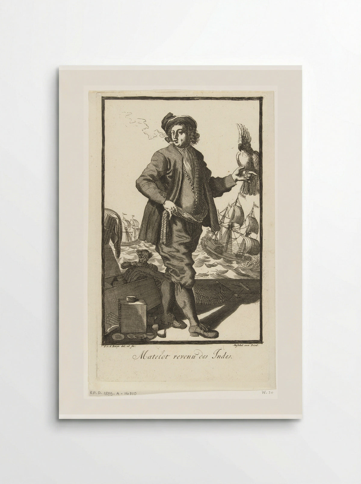 Matelot revenu des Indes - Pieter van den Berge - Poster