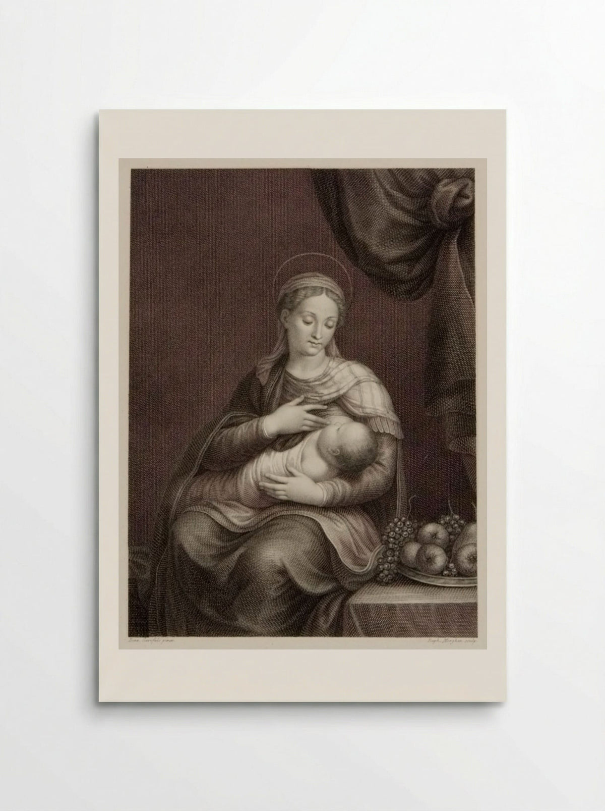 Mater Divinae Gratiae - Raphael Morghen - Poster