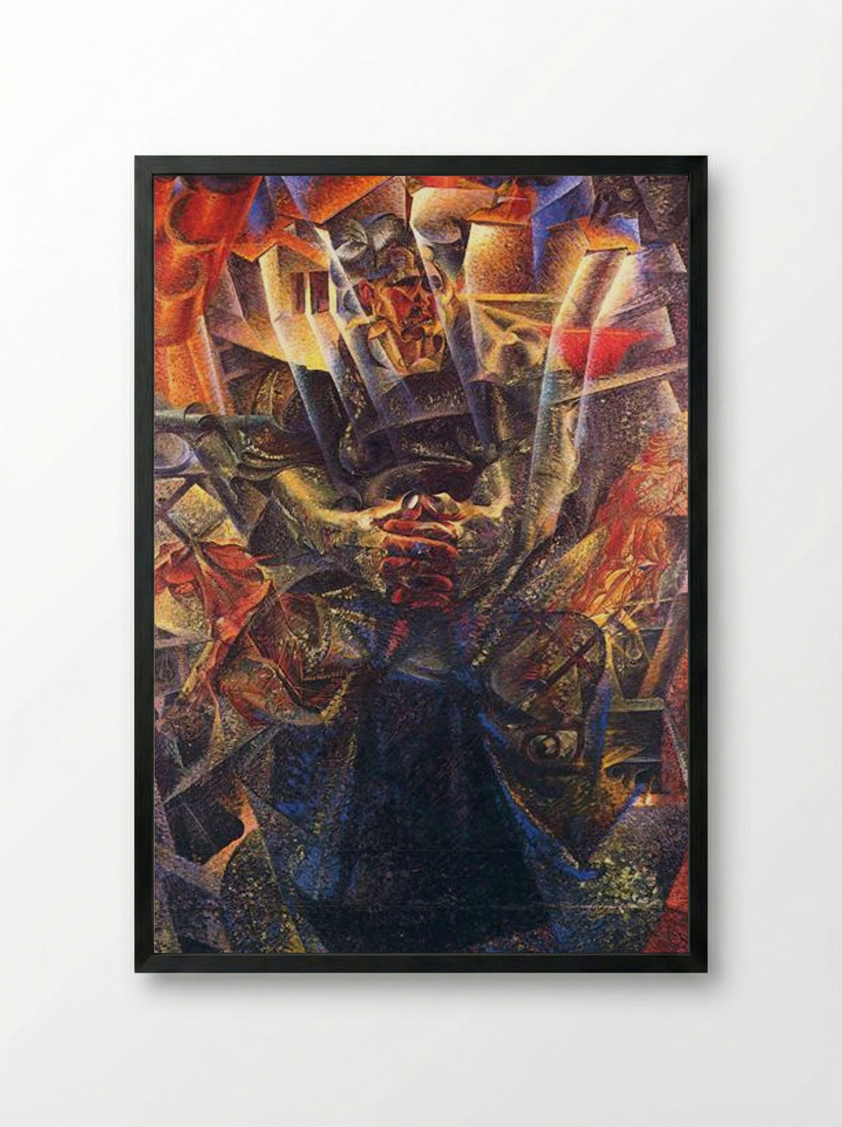 Materia - Umberto Boccioni - Framed Print Black