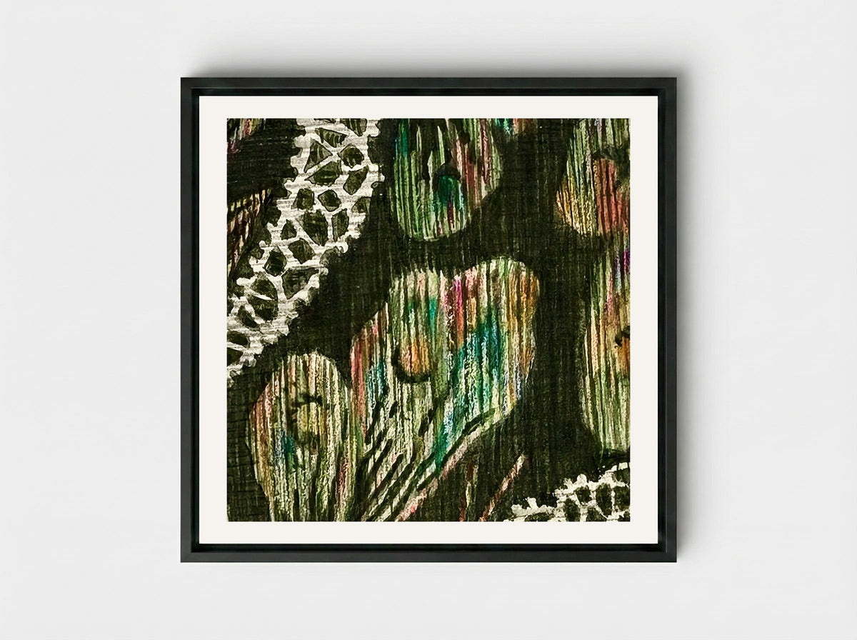 Material Used in Costume - Isabelle De Strange - Framed Canvas Black