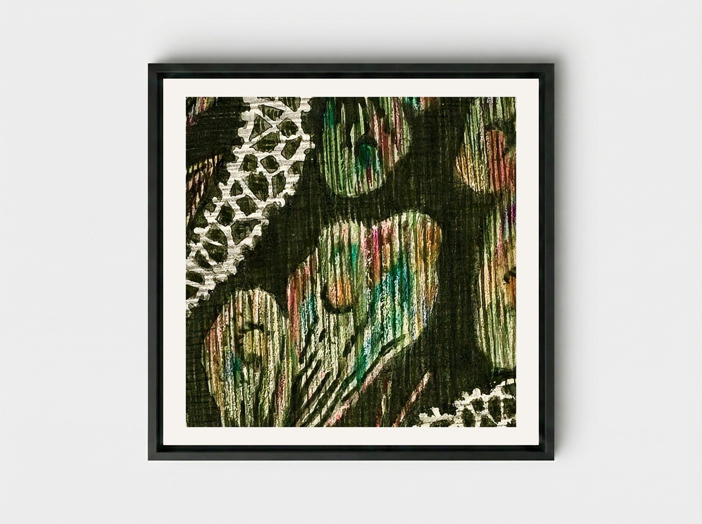 Material Used in Costume - Isabelle De Strange - Framed Canvas Black