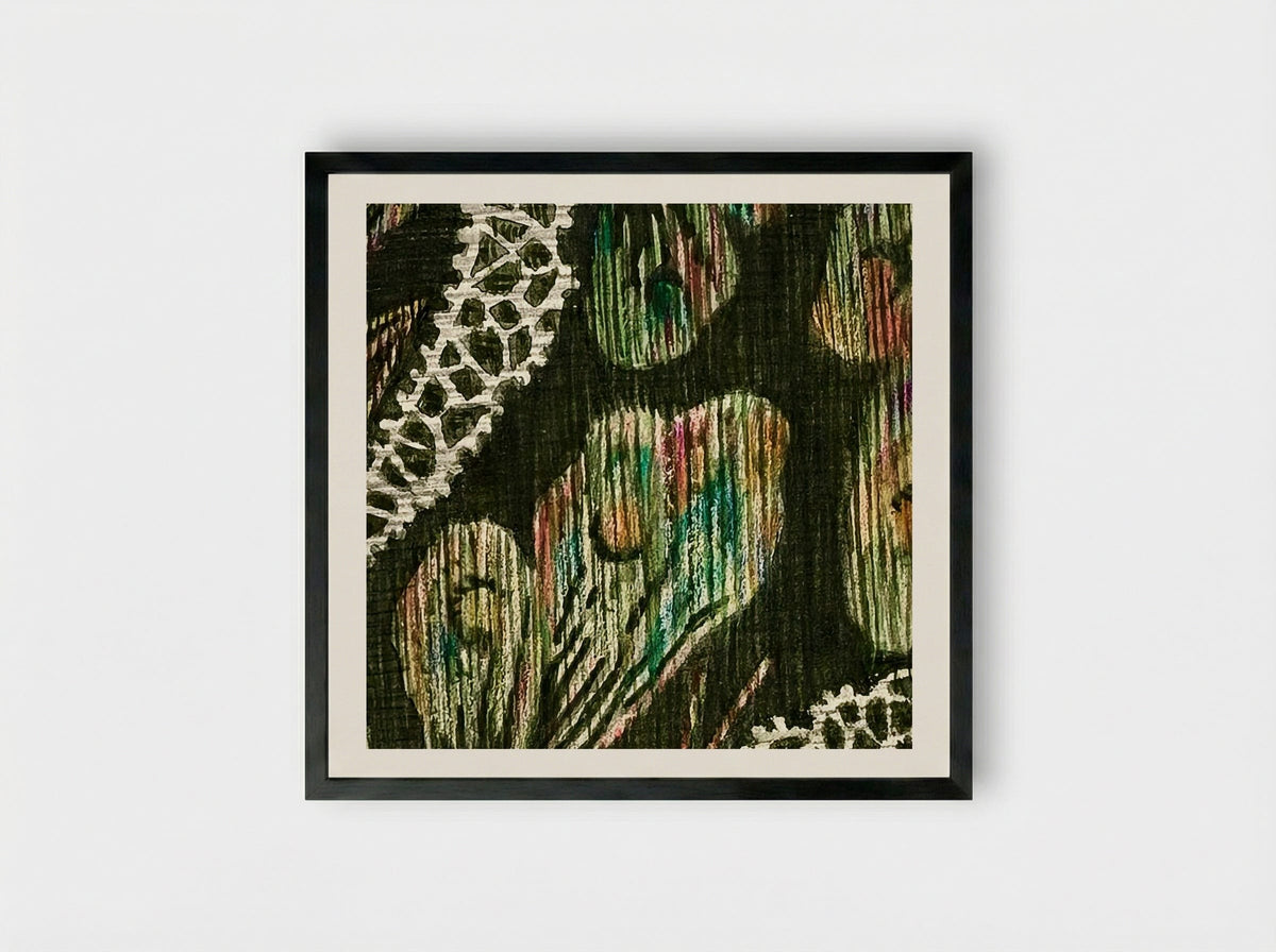 Material Used in Costume - Isabelle De Strange - Framed Print Black