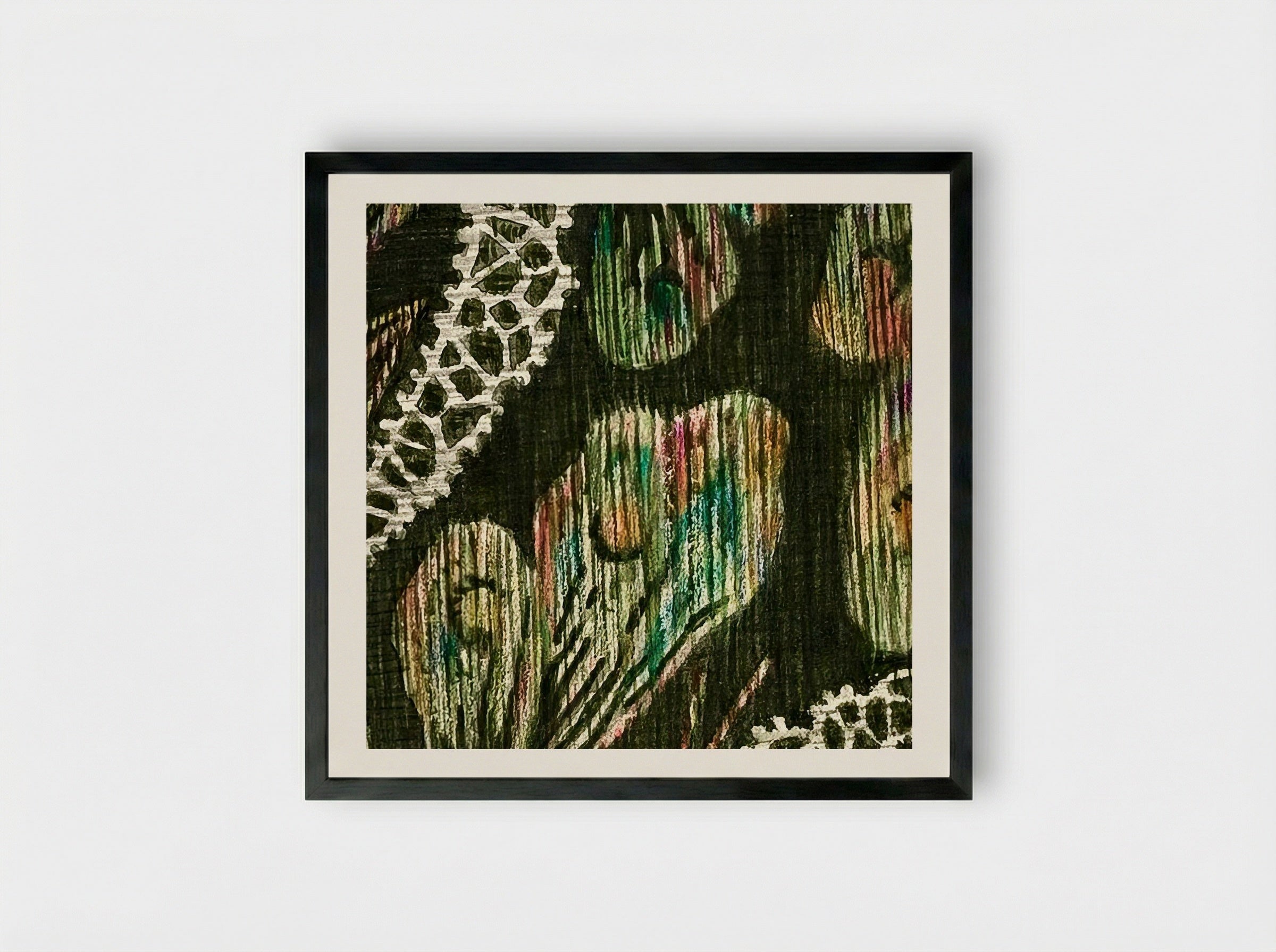 Material Used in Costume - Isabelle De Strange - Framed Print Black