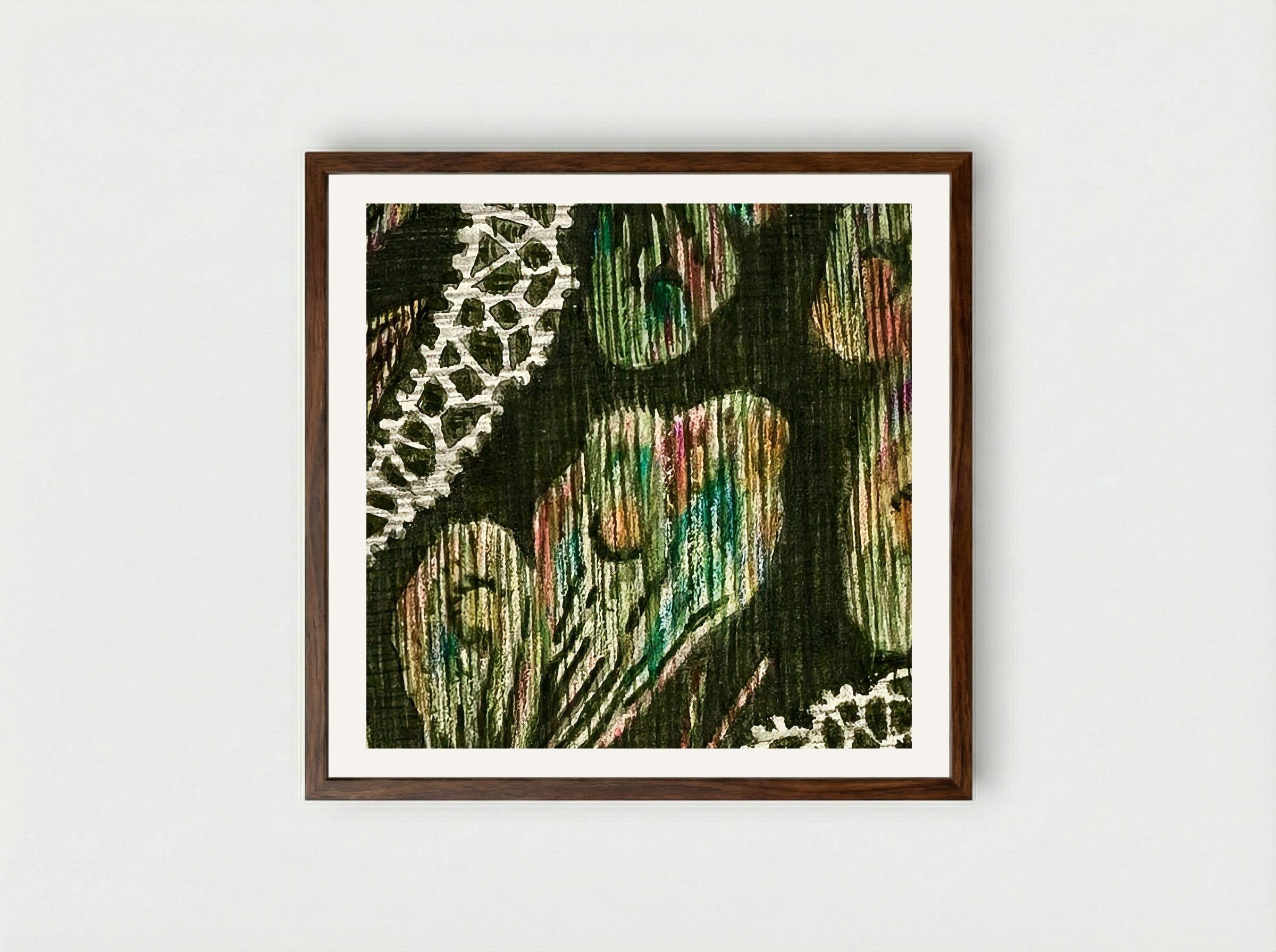 Material Used in Costume - Isabelle De Strange - Framed Print Dark Wood