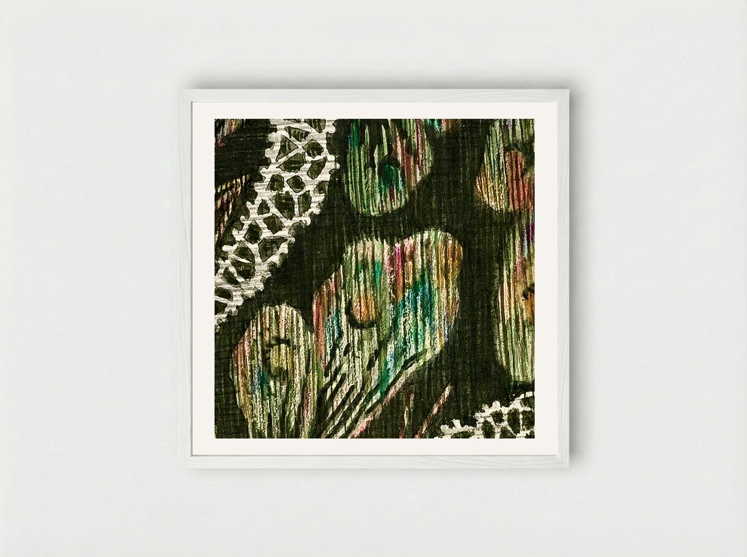 Material Used in Costume - Isabelle De Strange - Framed Print White