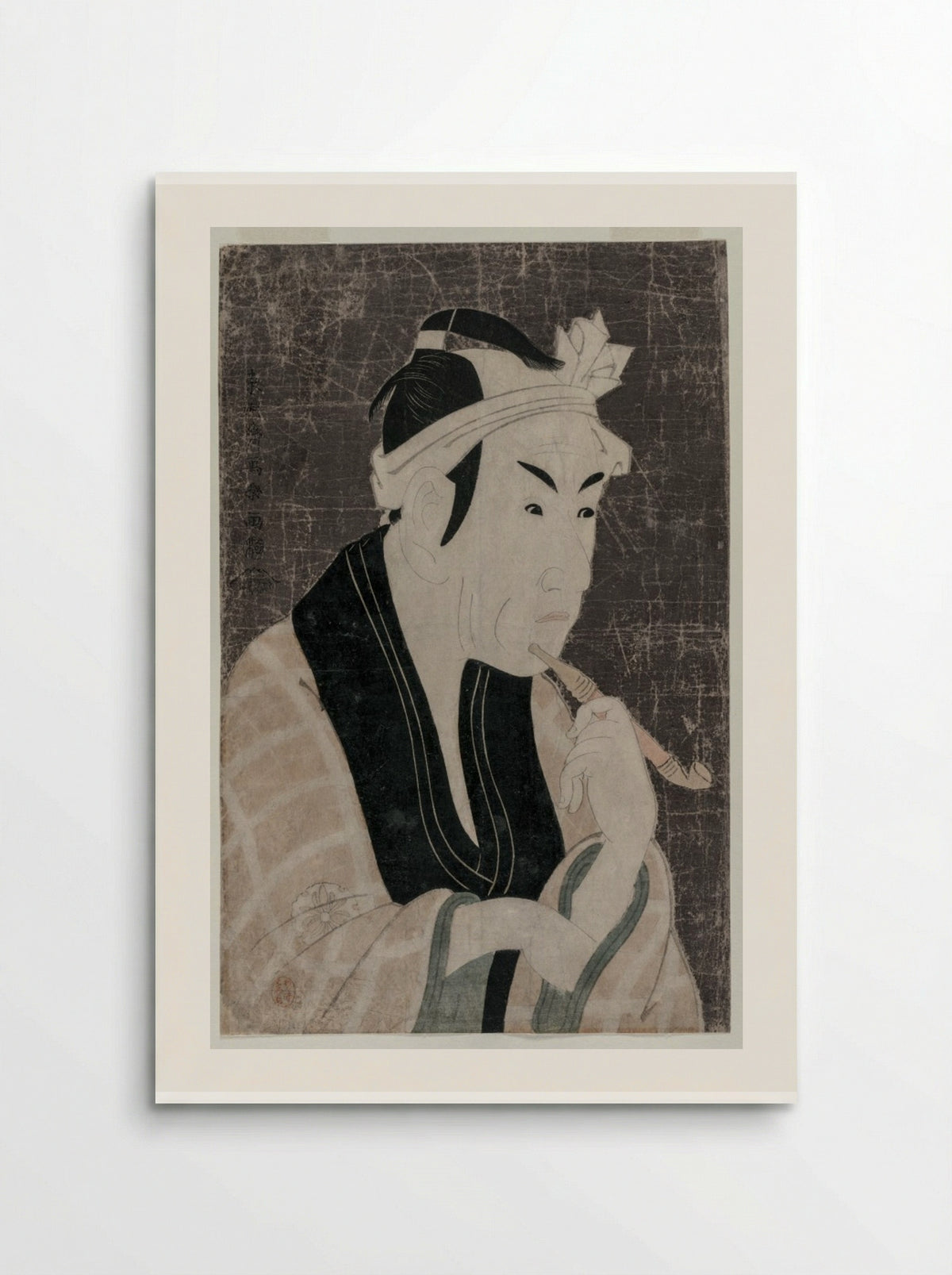 Matsumoto Koshiro IV as Gorobei, the Fish Seller from Sanya - Tōshūsai Sharaku - Poster