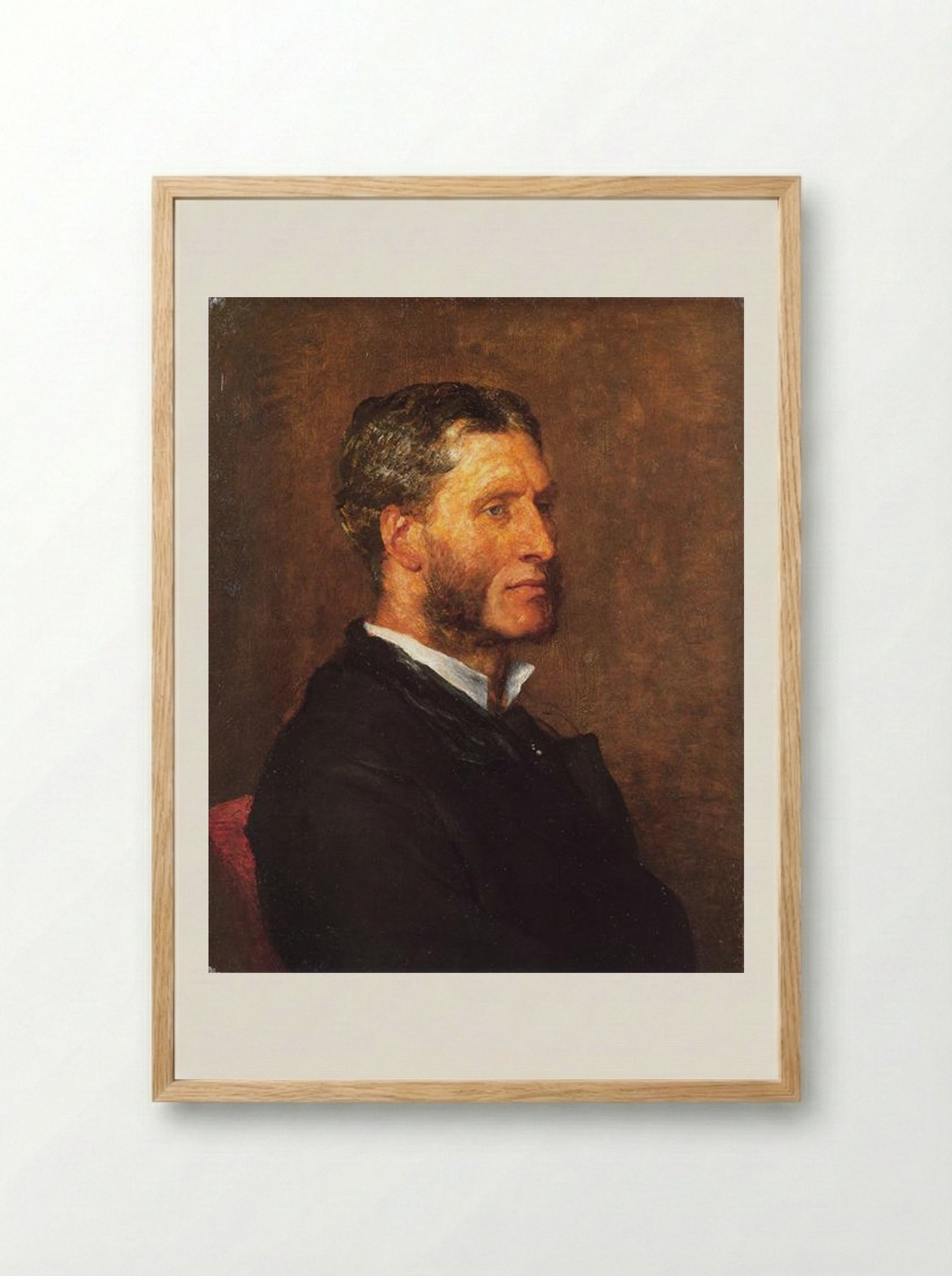 Matthew Arnold - George Frederick Watts - Framed Print Wood