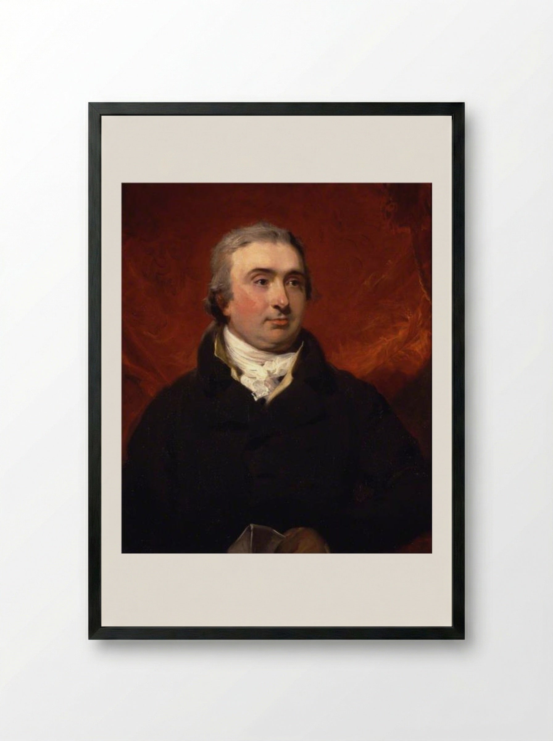 Matthew Baillie - Sir Thomas Lawrence - Framed Print Black