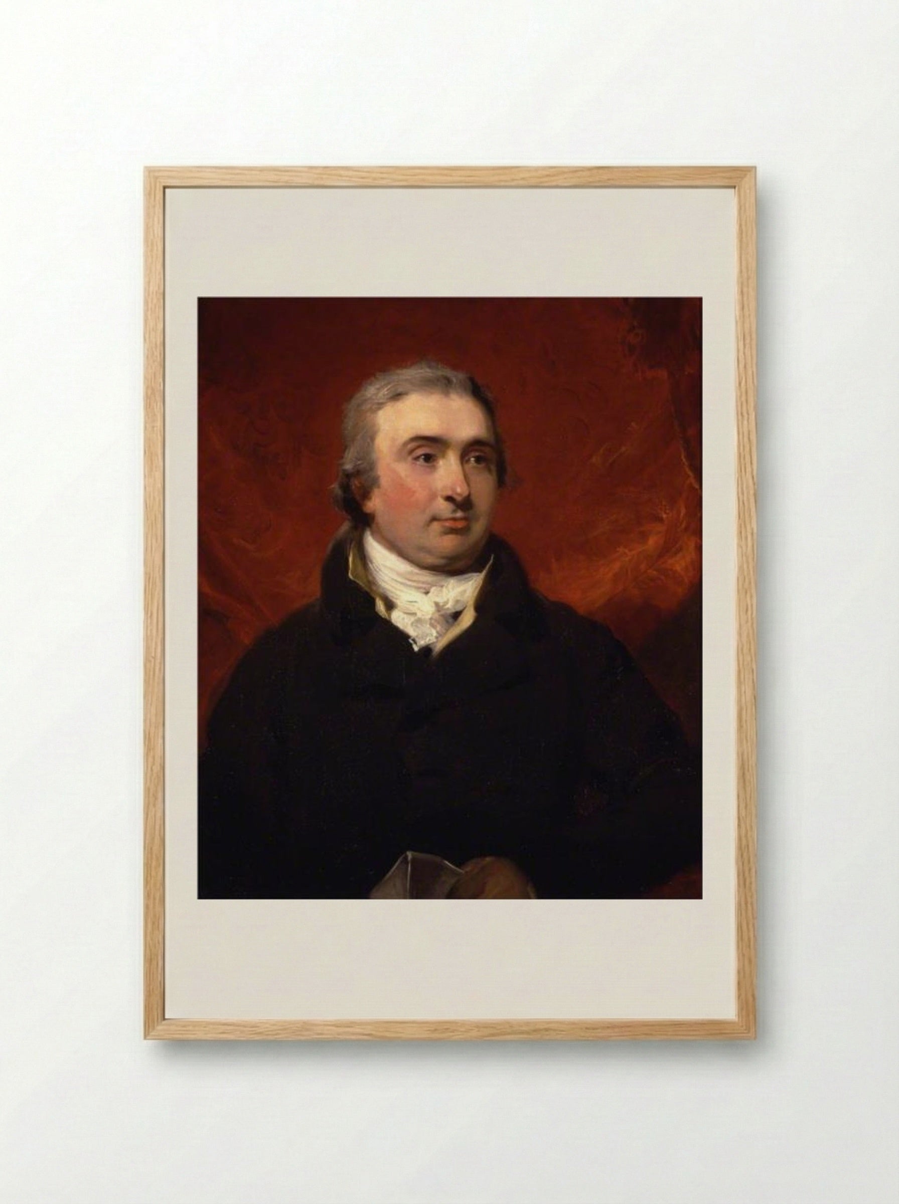 Matthew Baillie - Sir Thomas Lawrence - Framed Print Wood