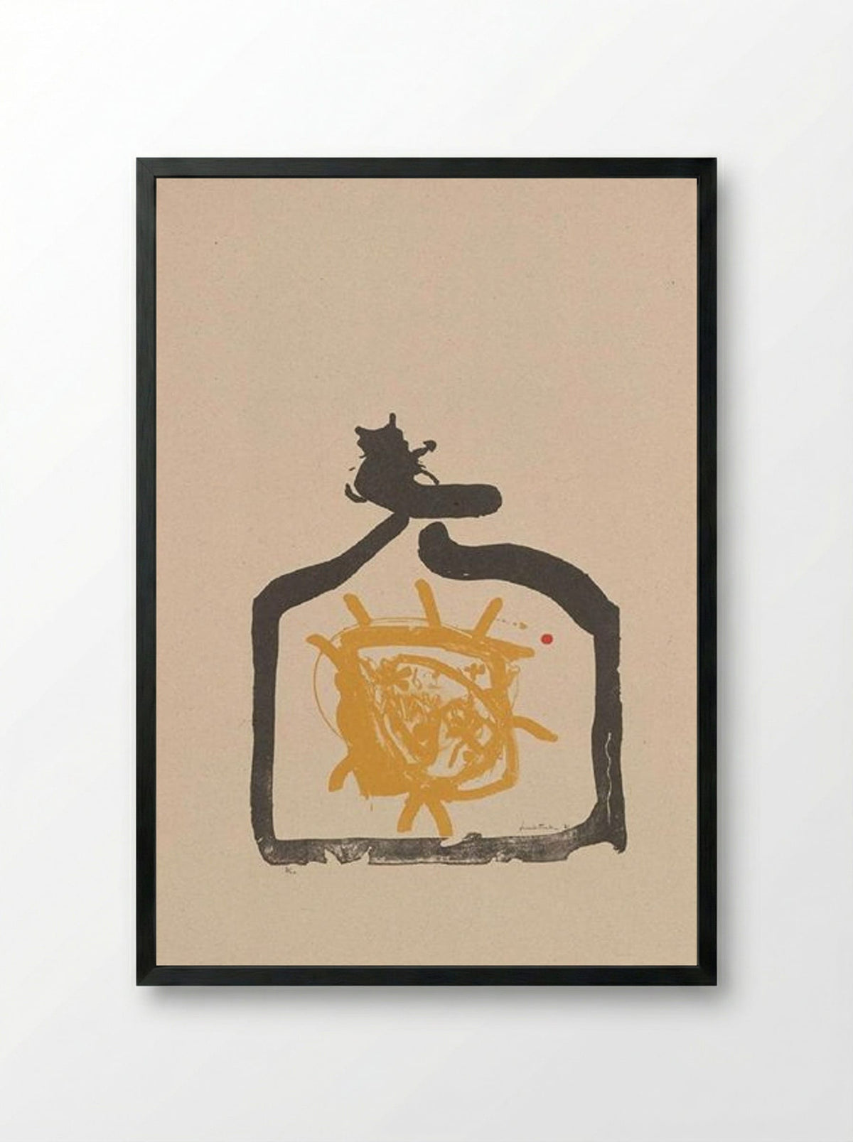 May 26th Backwards - Helen Frankenthaler - Framed Print Black