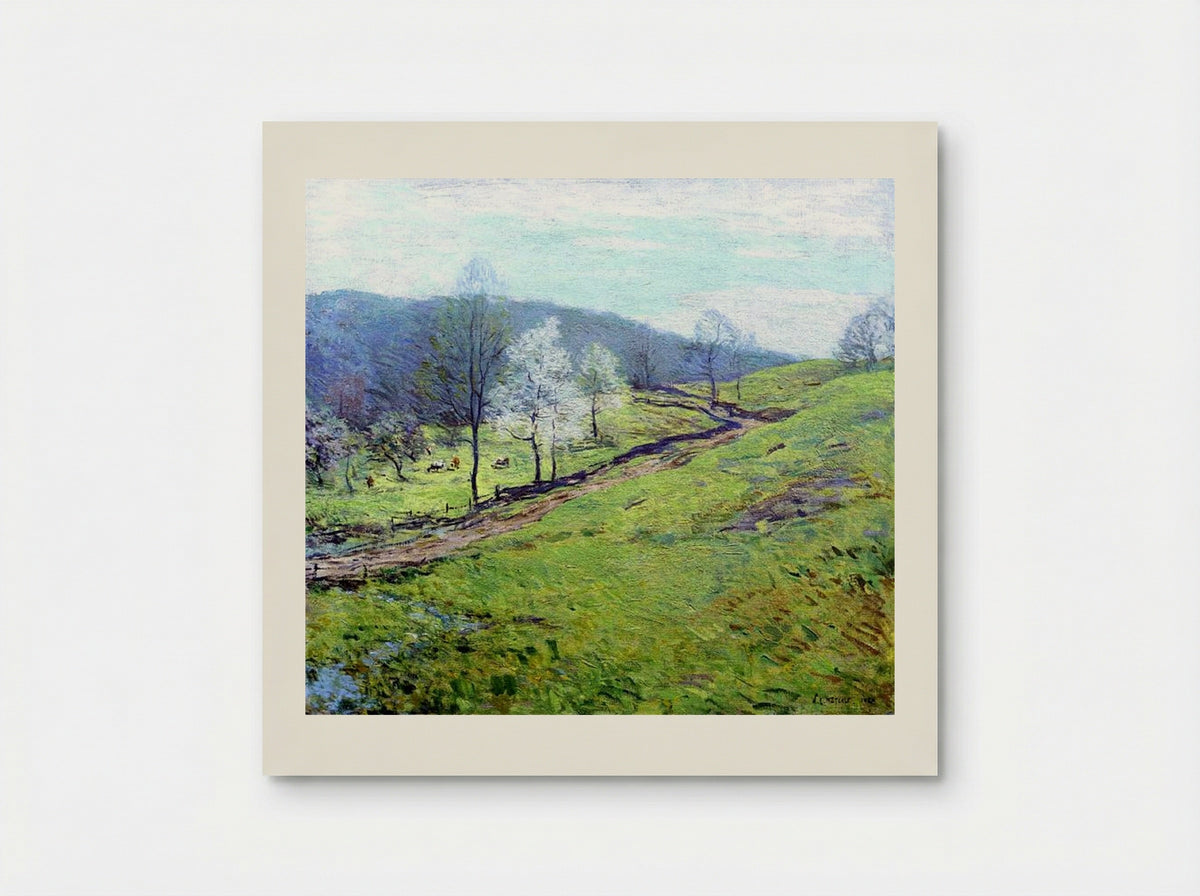 May Afternoon - Willard Metcalf - Poster