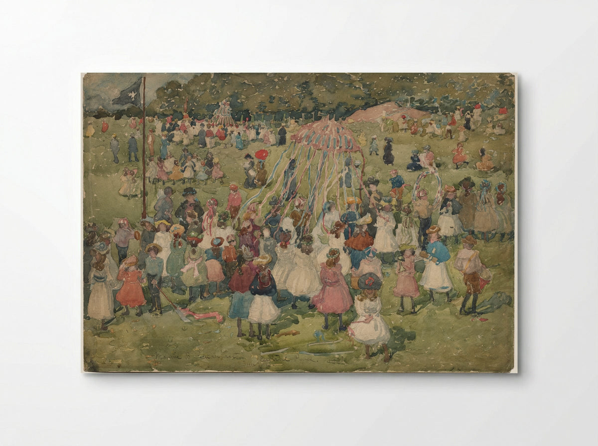 May Day, Central Park - Maurice Prendergast - Poster