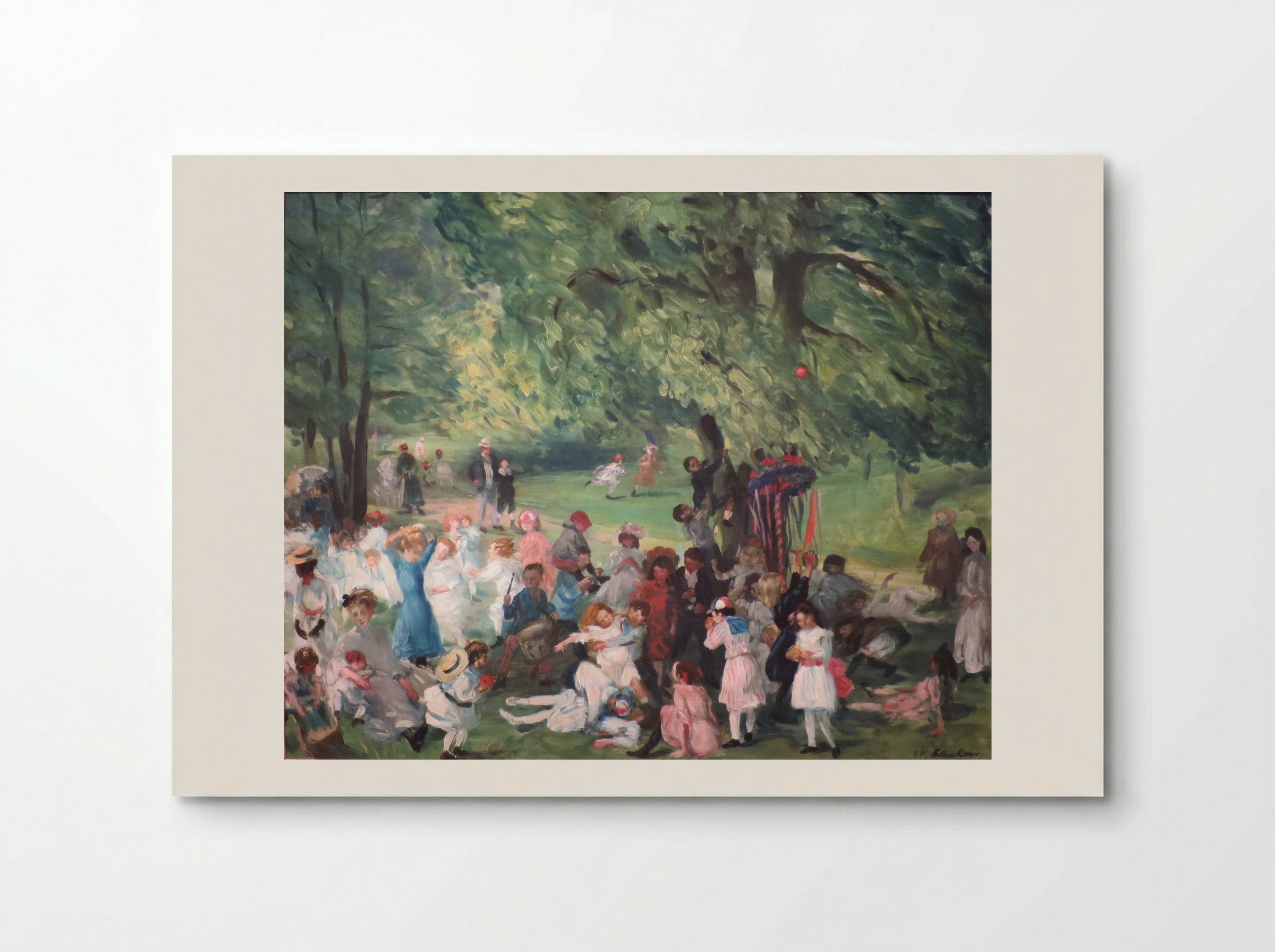 May Day in Central Park - William James Glackens - Poster