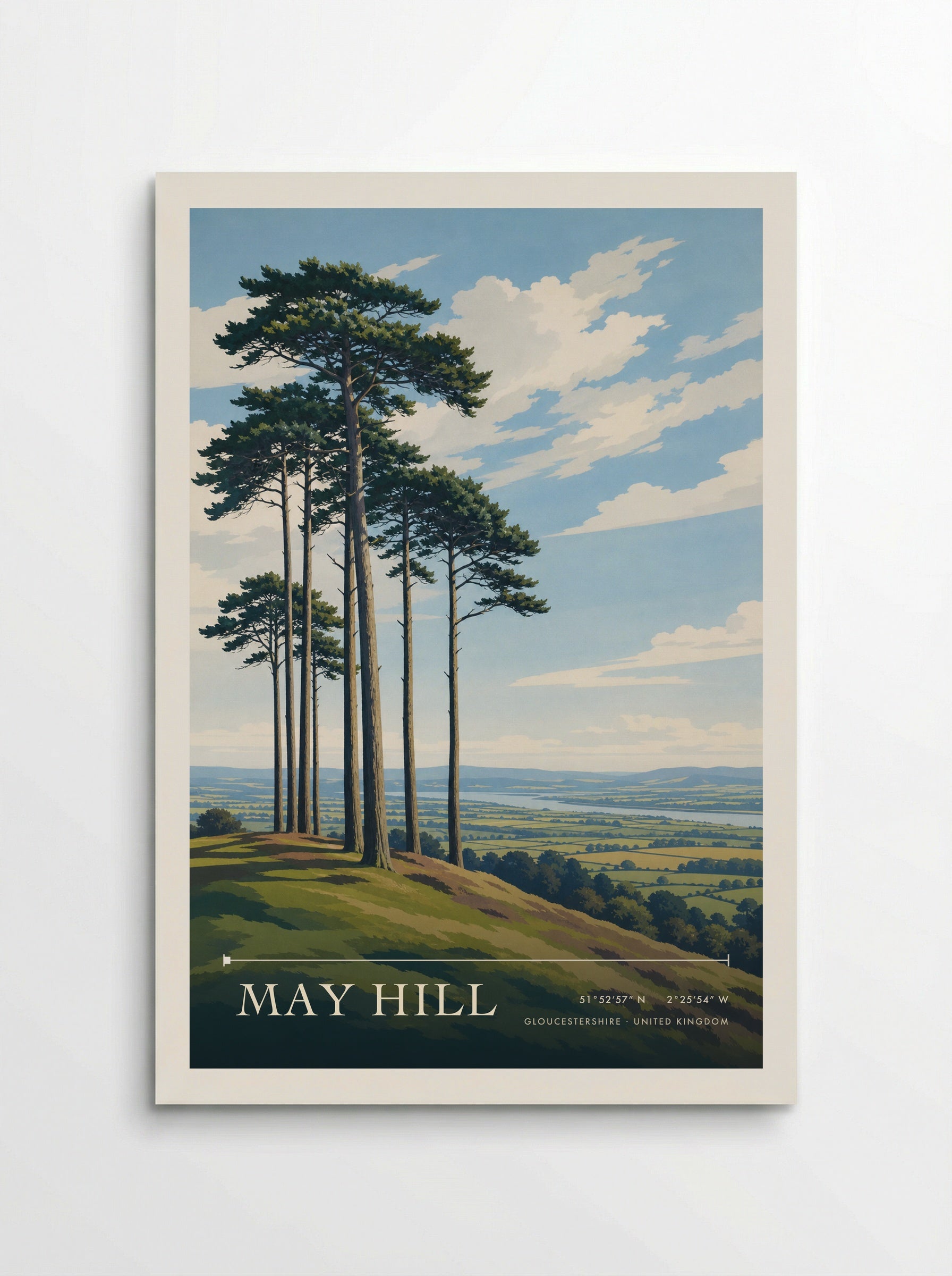 May Hill Gloucestershire United Kingdom Travel Poster - Poster