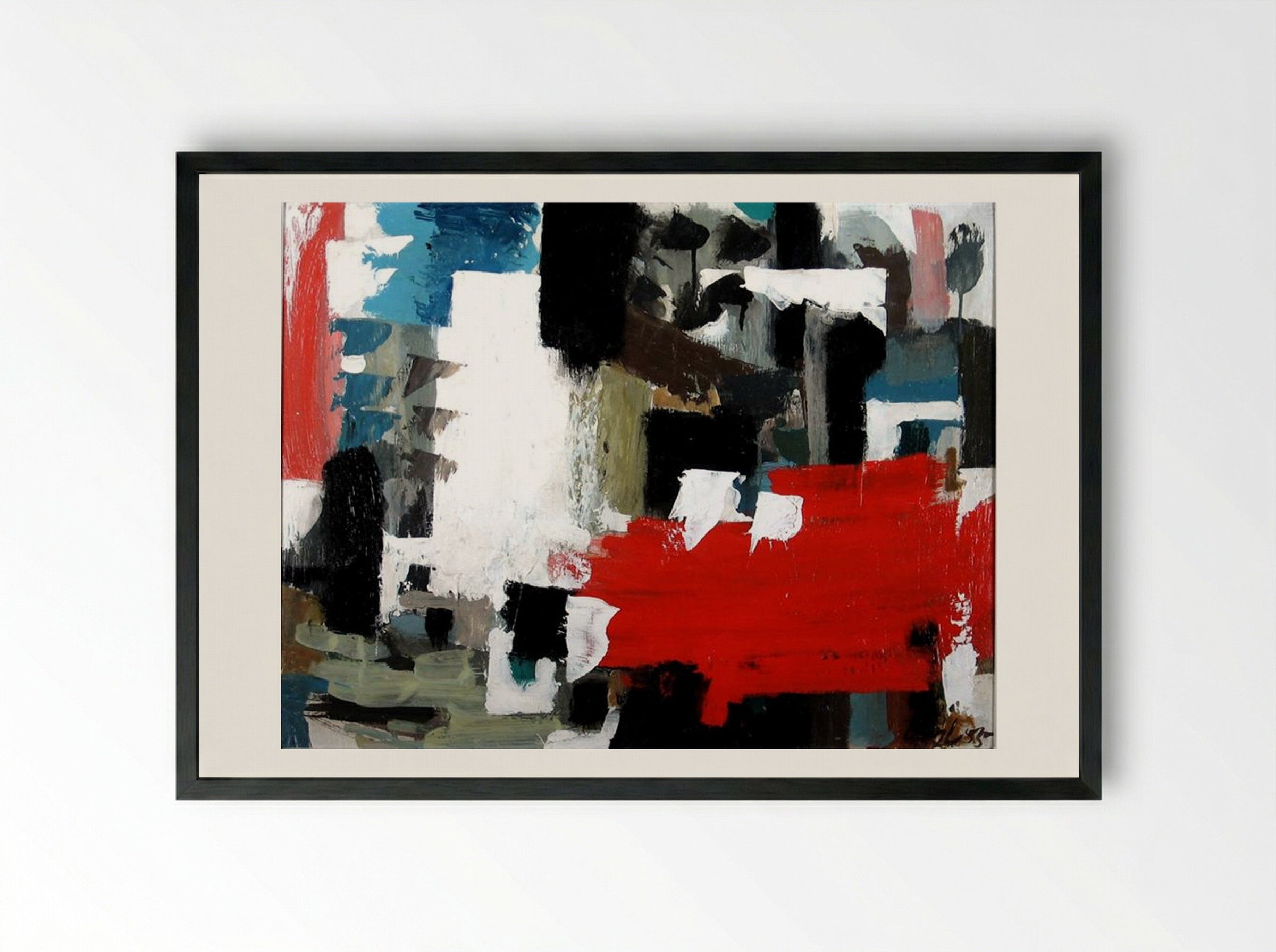 May - Jack Bush - Framed Print Black