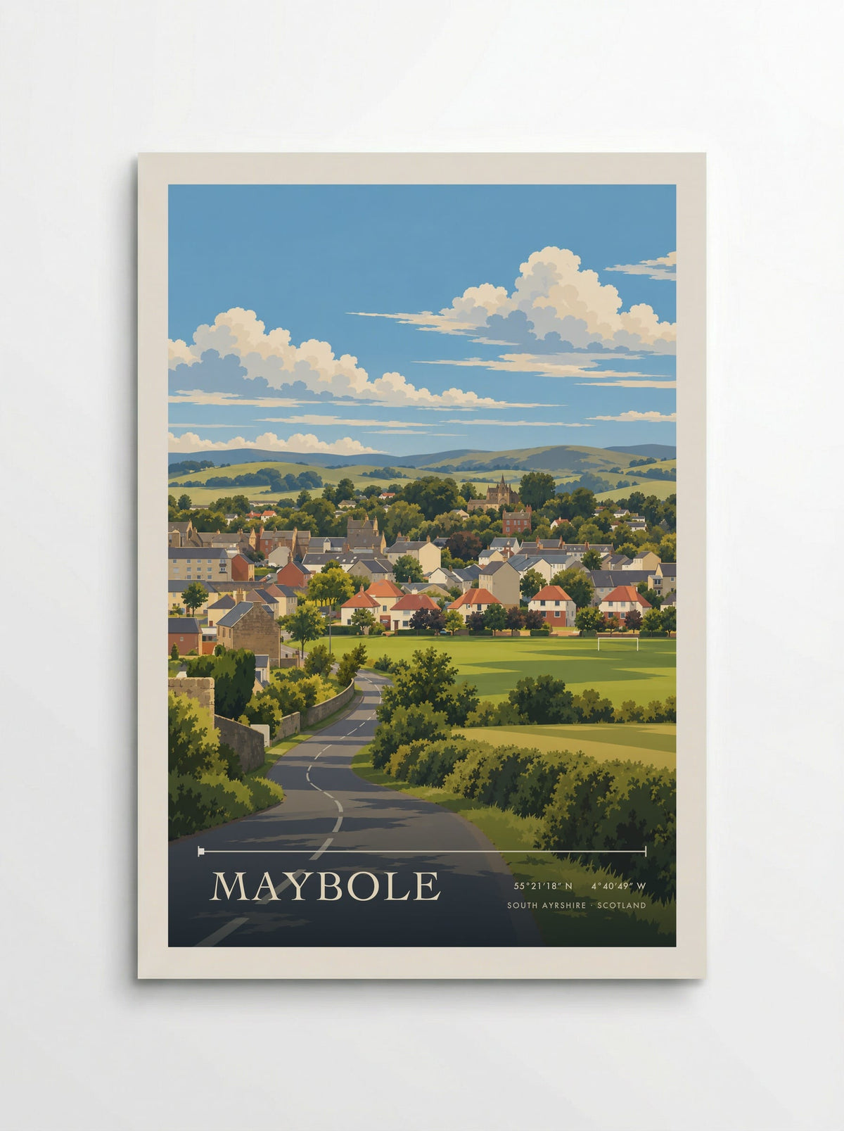 Maybole, South Ayrshire | Travel Poster - Poster
