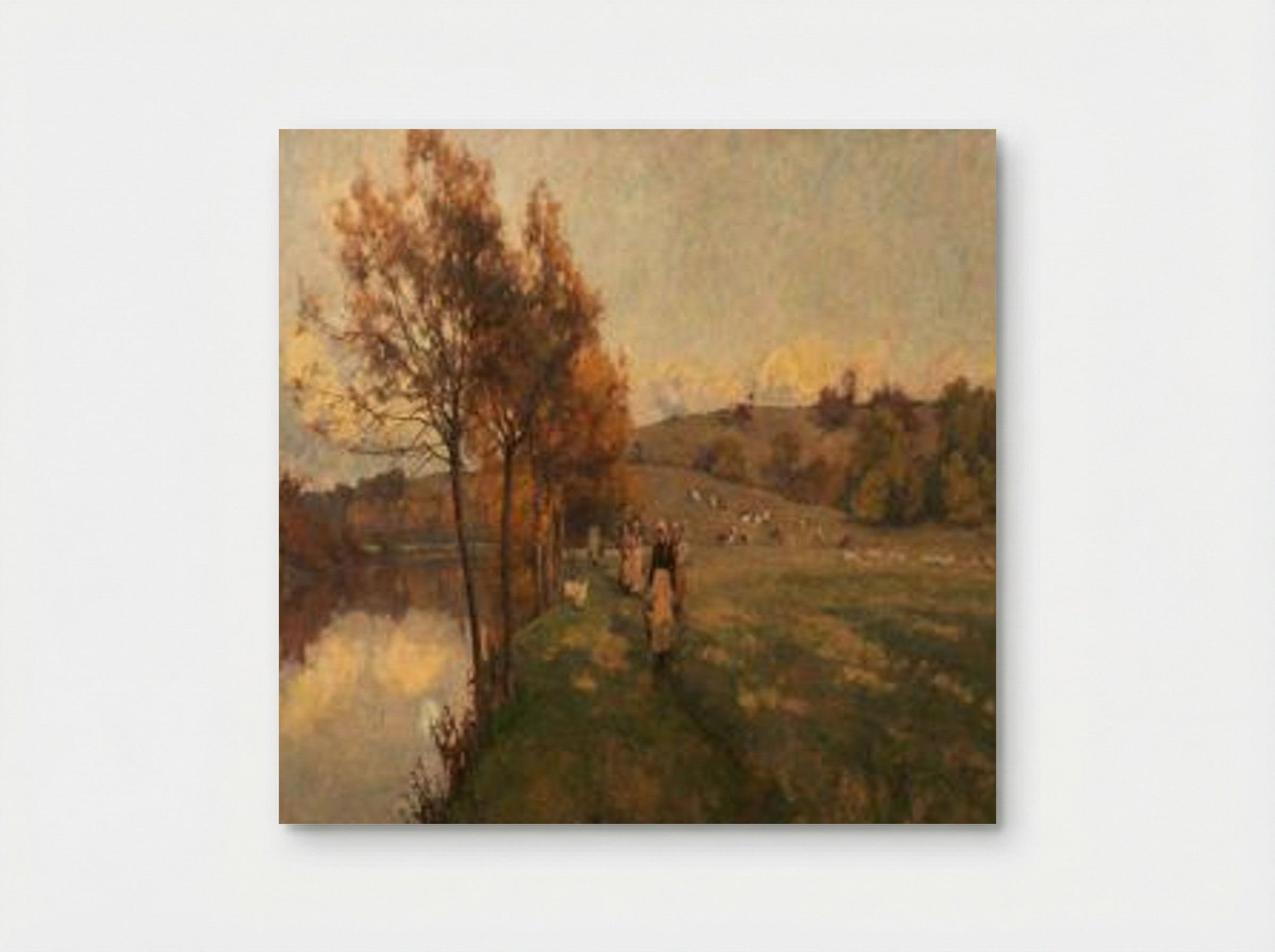Meadows by the Avon - Alfred Parsons - Poster