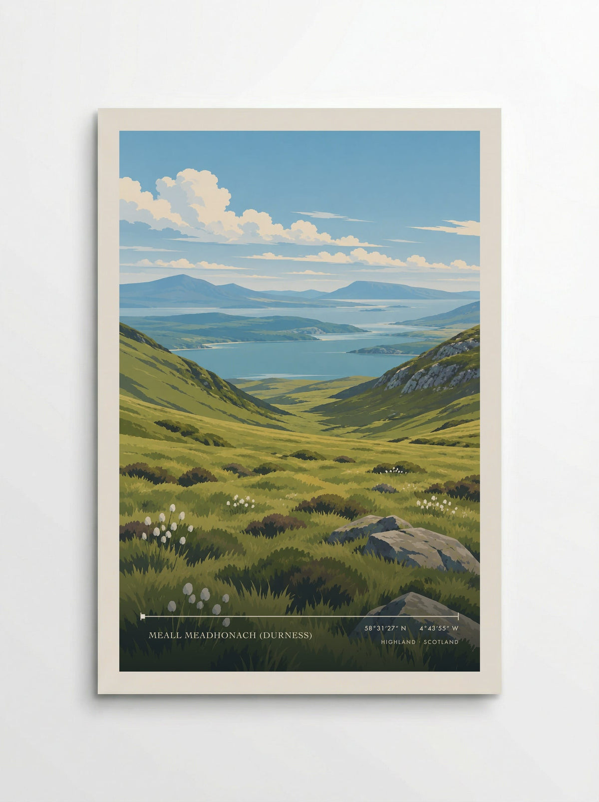 Meall Meadhonach (Durness), Highland | Travel Poster - Poster