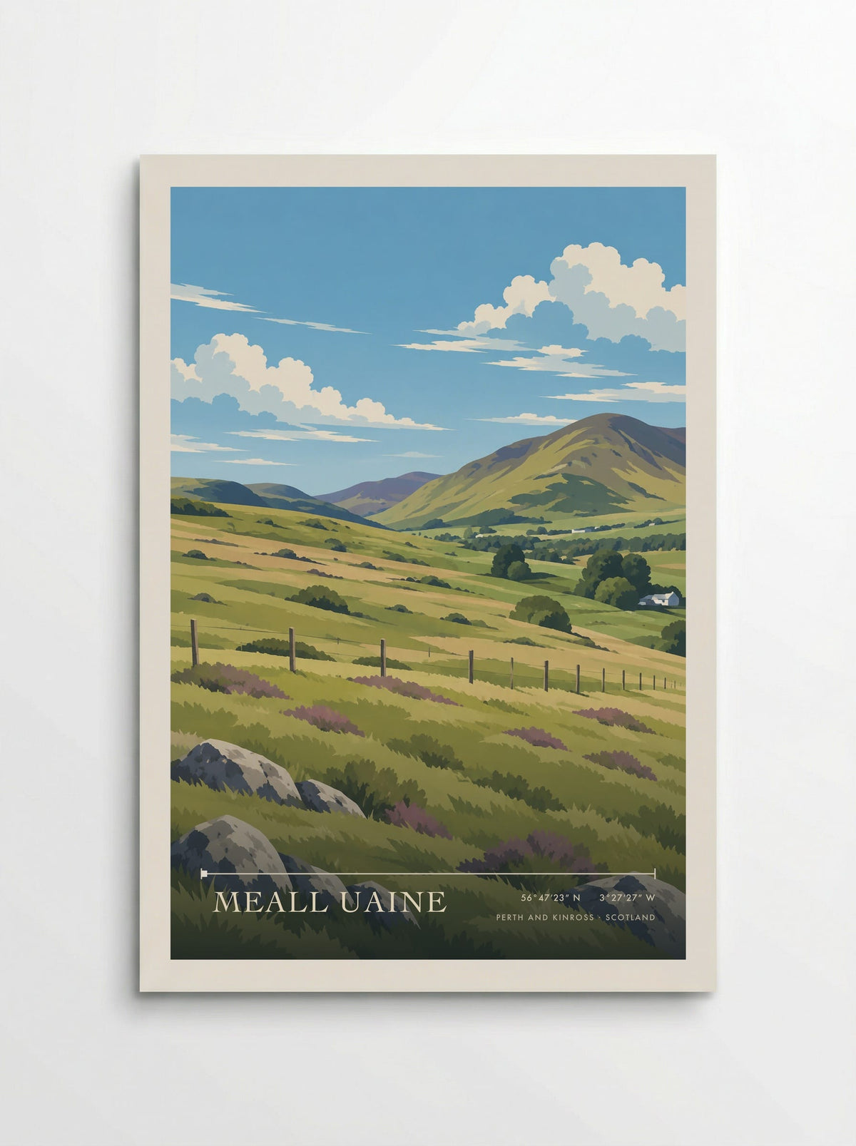 Meall Uaine, Perth and Kinross | Travel Poster - Poster