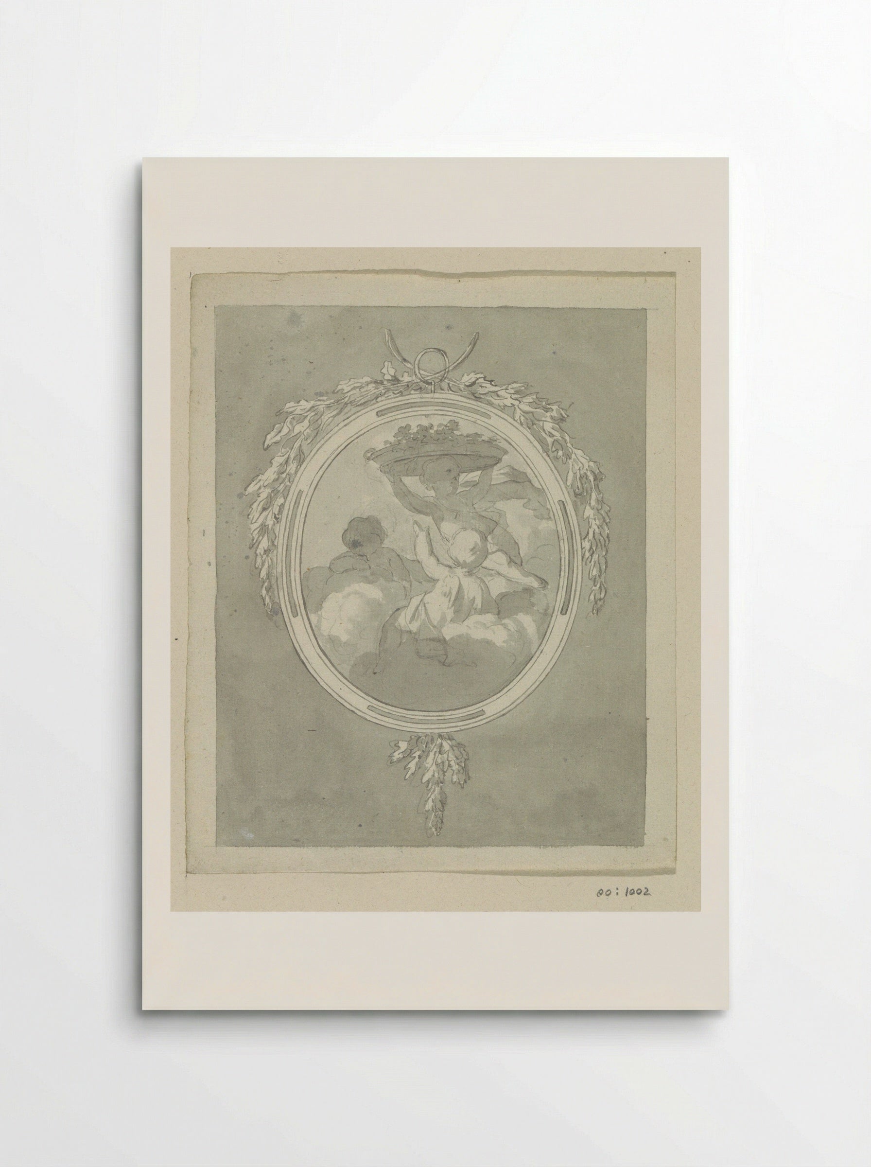 Medaillon met putti - Jurriaan Andriessen - Poster