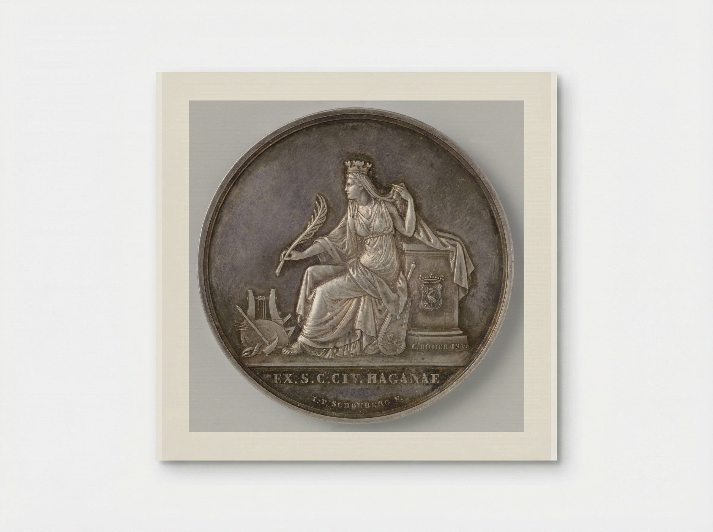 Medal of the City of The Hague - Louis Royer - Poster