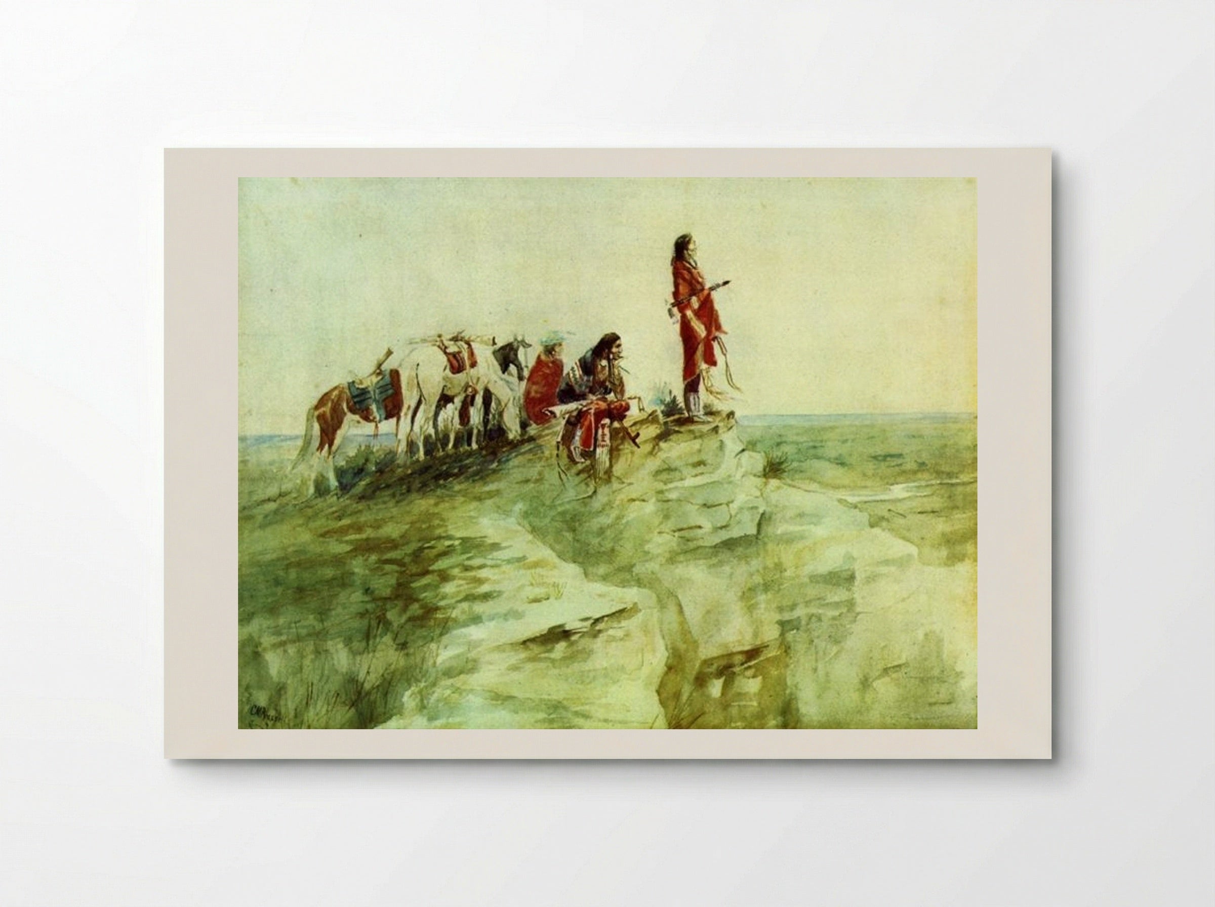 Medicine Rock - Charles M. Russell - Poster