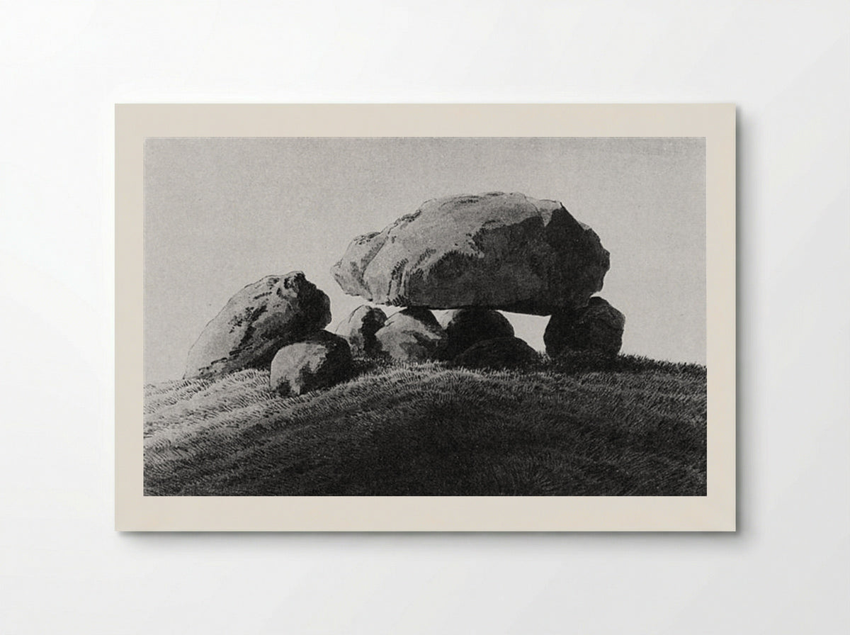 Megalithic Grave - Caspar David Friedrich - Poster