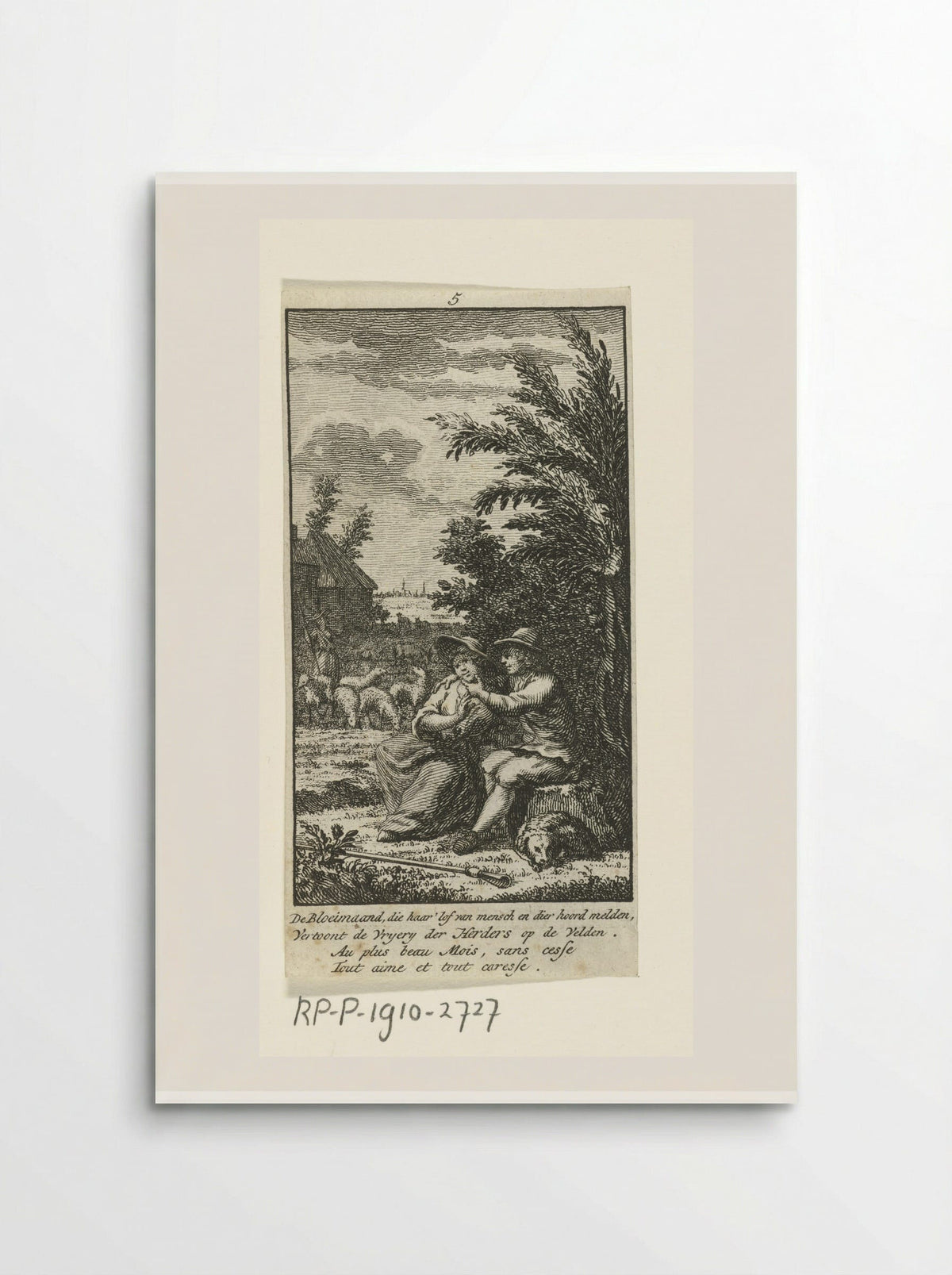 Mei: minnend paar - Jan Caspar Philips - Poster
