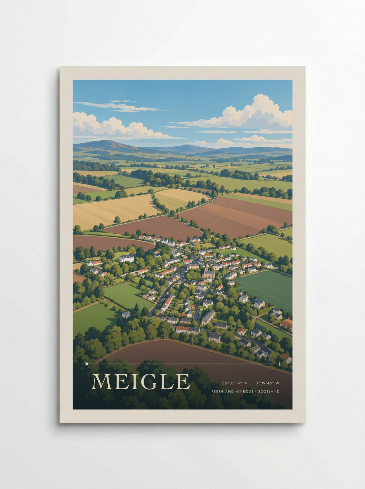 Meigle, Perth and Kinross | Travel Poster - Poster