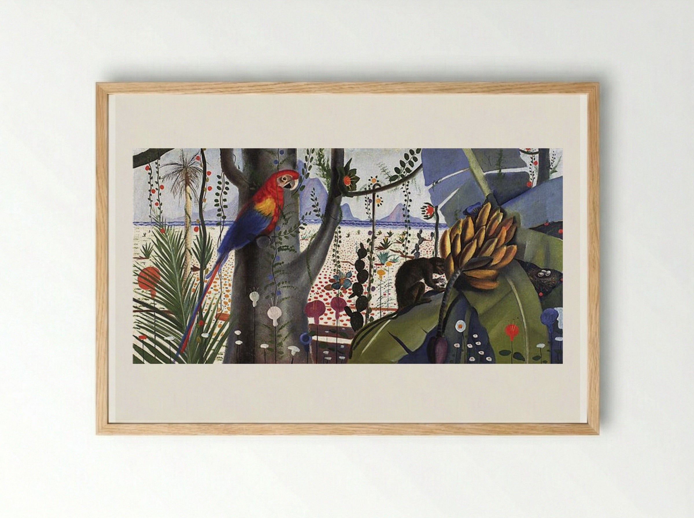 Meio Ambiente - Candido Portinari - Framed Print Wood