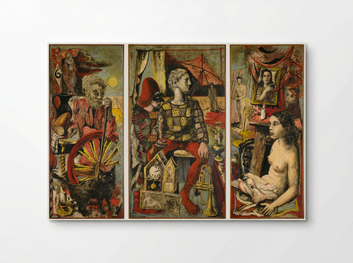 Melancholia (triptych) - Karl Zerbe - Poster