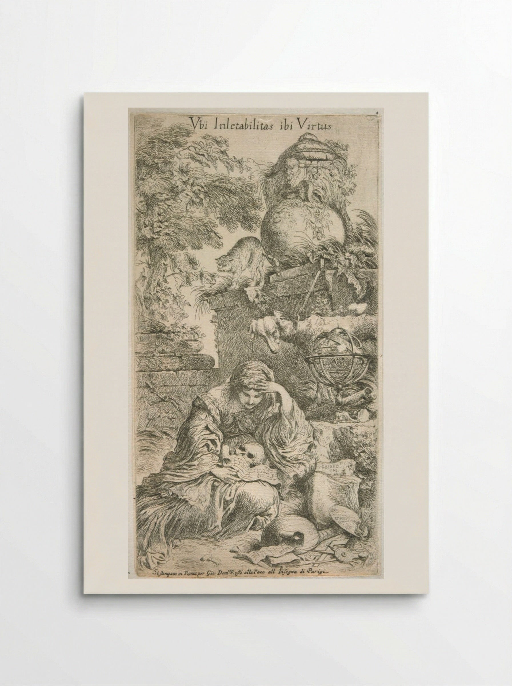 Melancholy - Giovanni Benedetto Castiglione - Poster